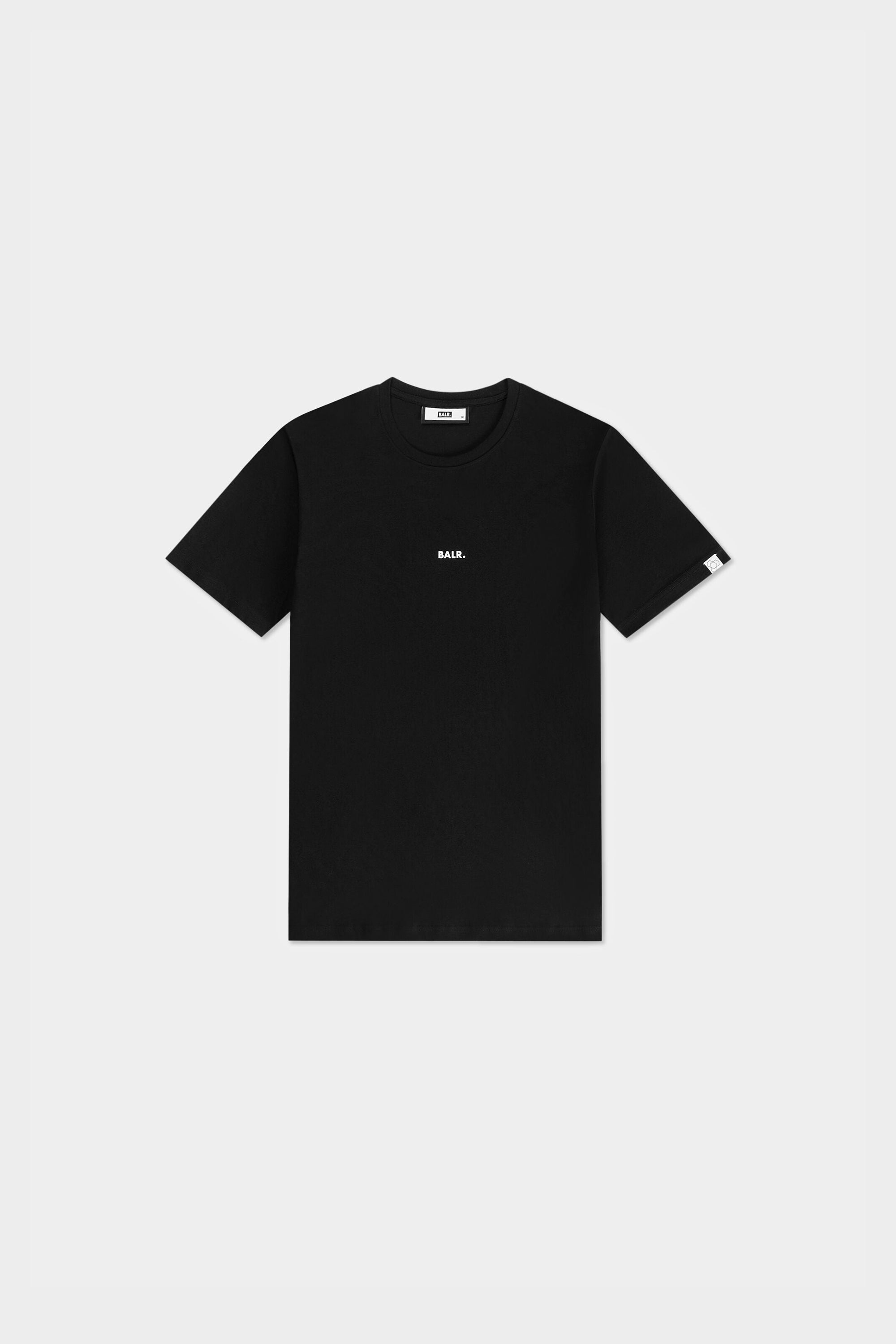 Brand Regular Fit T Shirt Jet Black