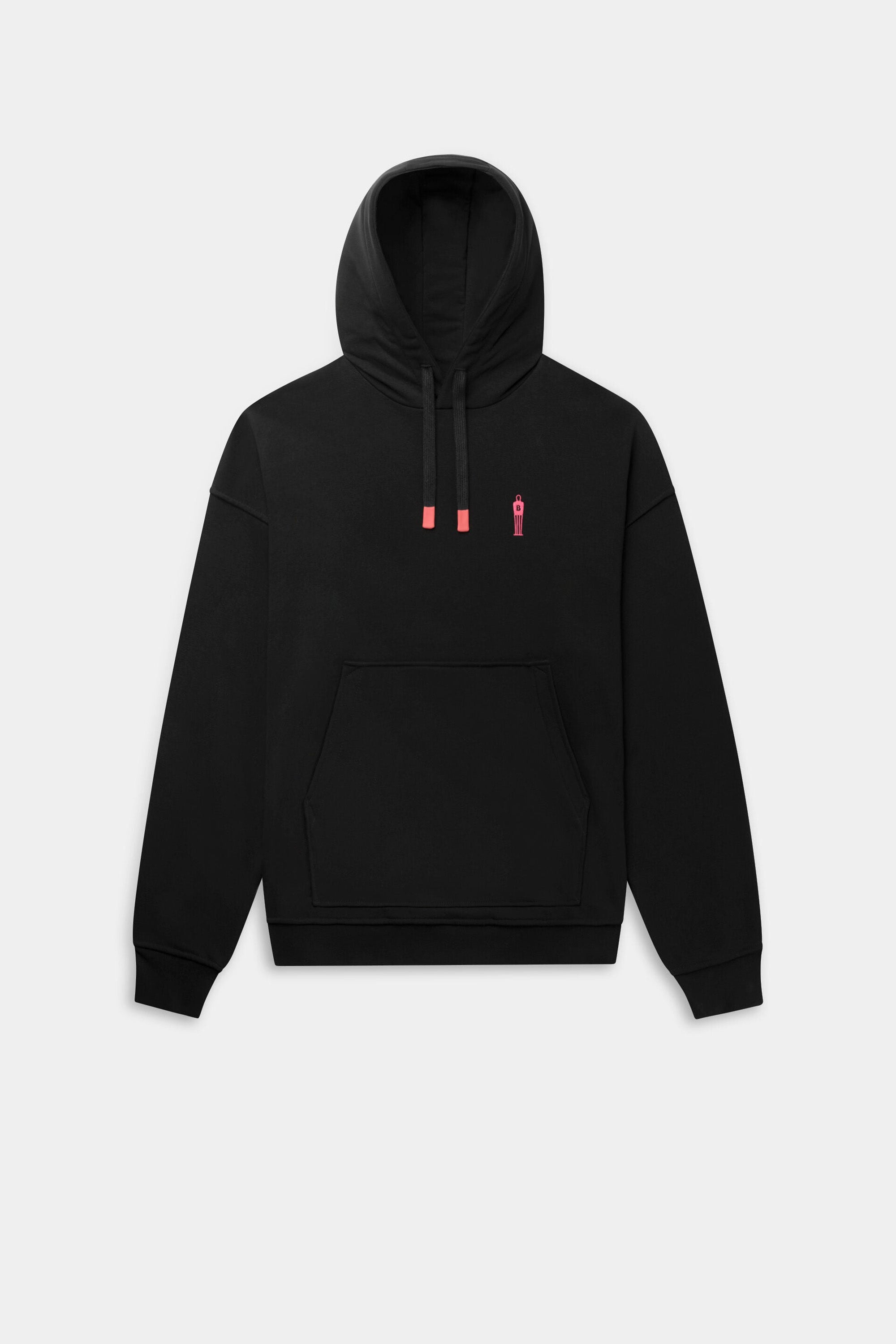 The Wall Box Fit Hoodie Jet Black BALR