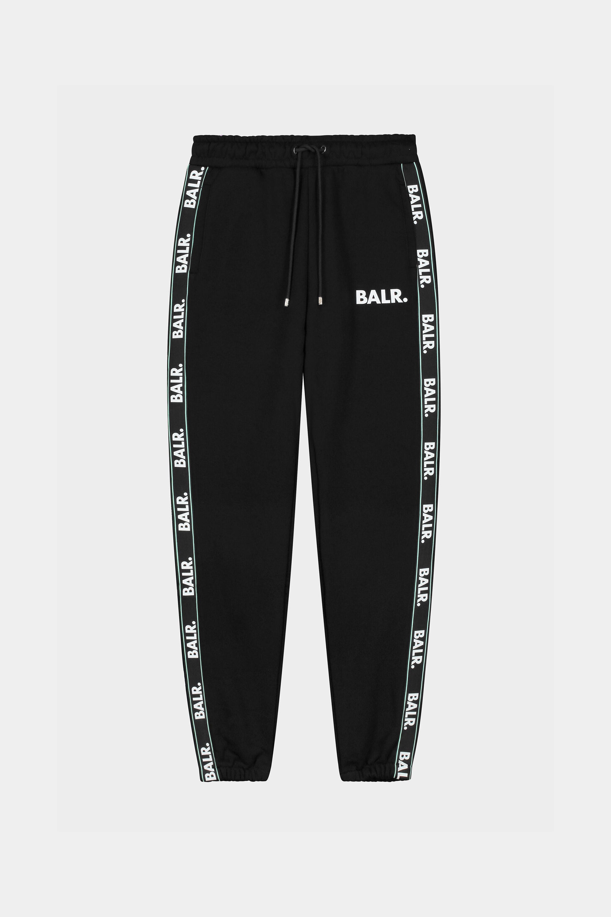 Olaf Straight Repeat Tape Sweatpants Jet Black