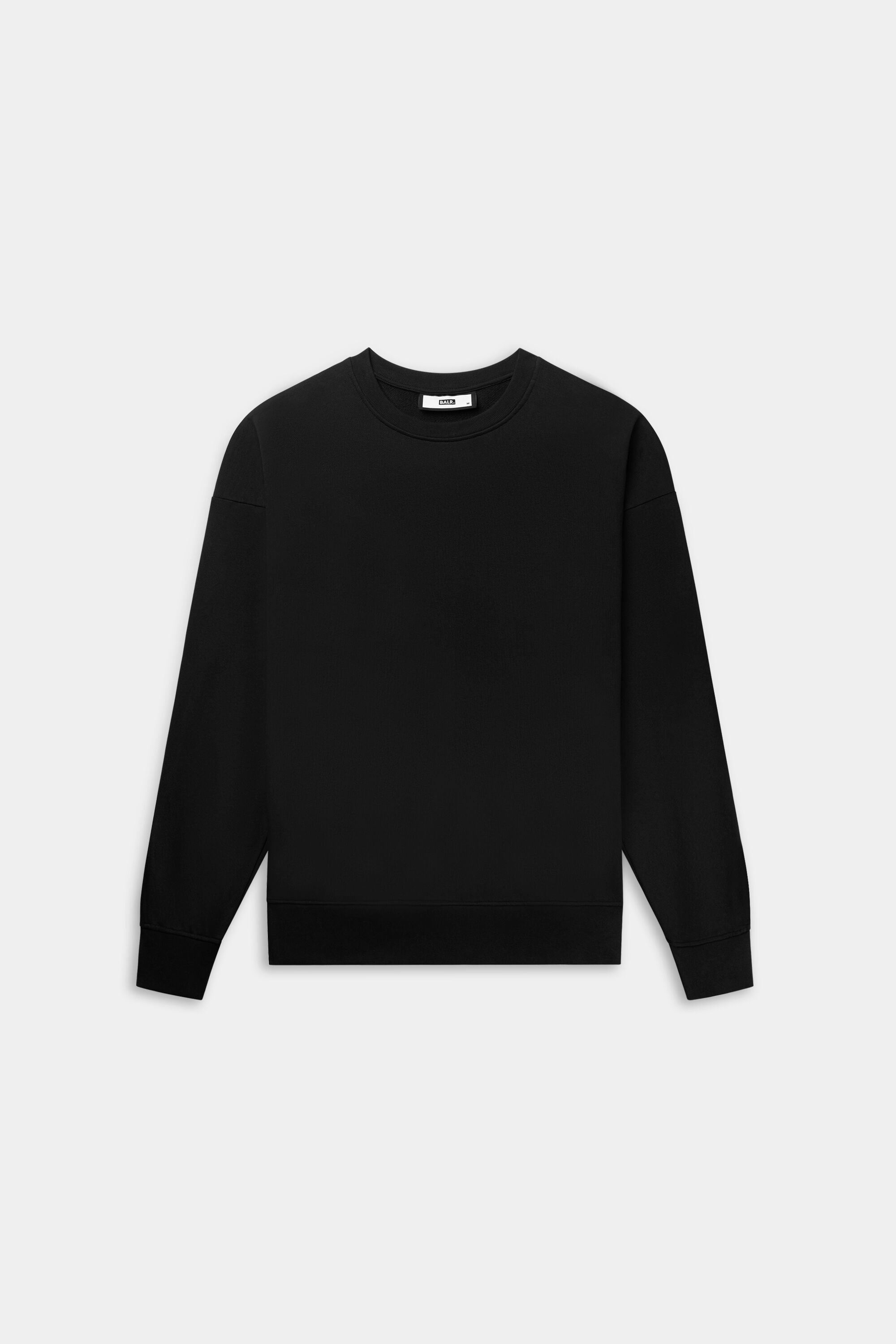 Game Day Box Fit Crewneck Jet Black