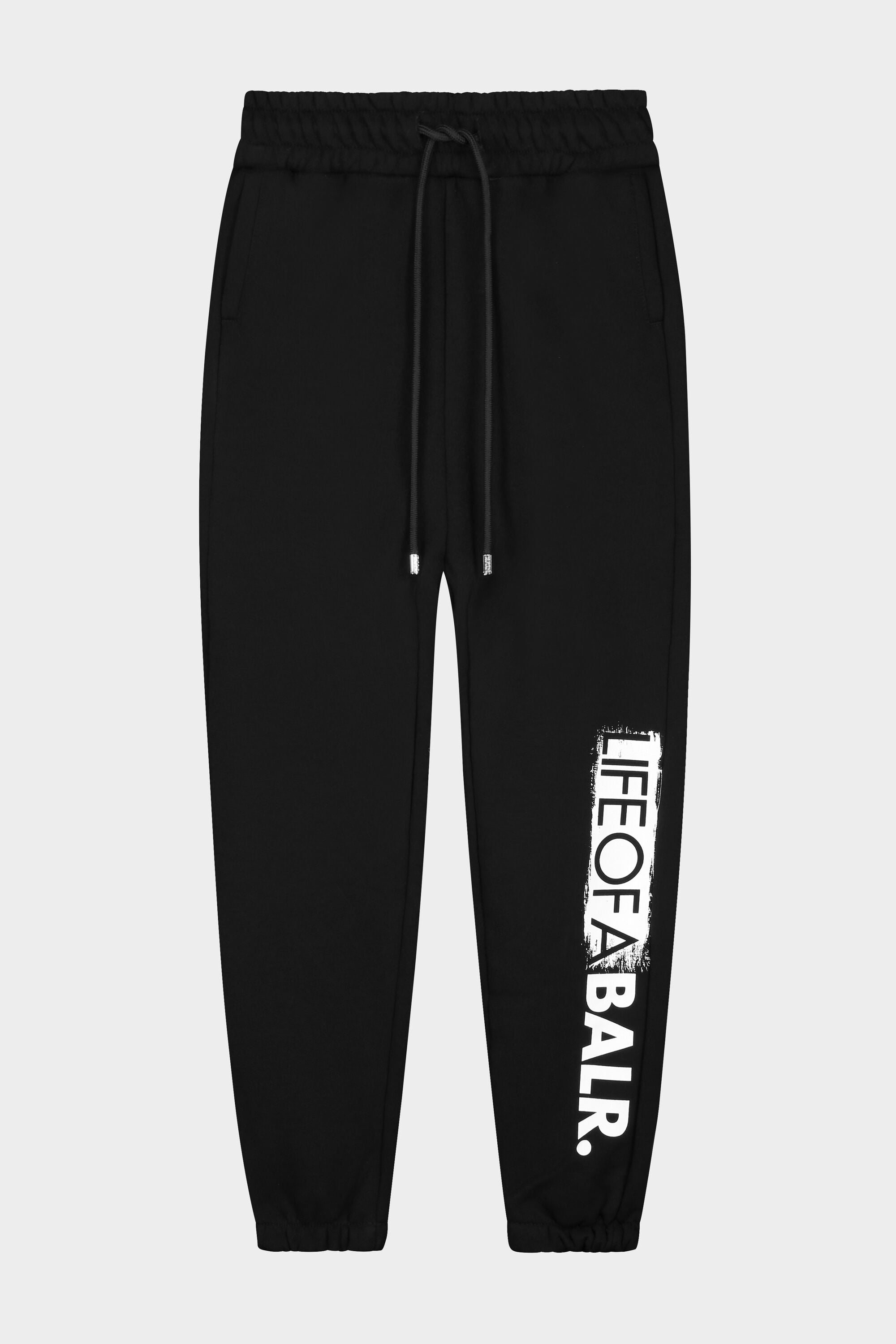 Olaf Straight Sweatpants LOAB Flock Jet Black