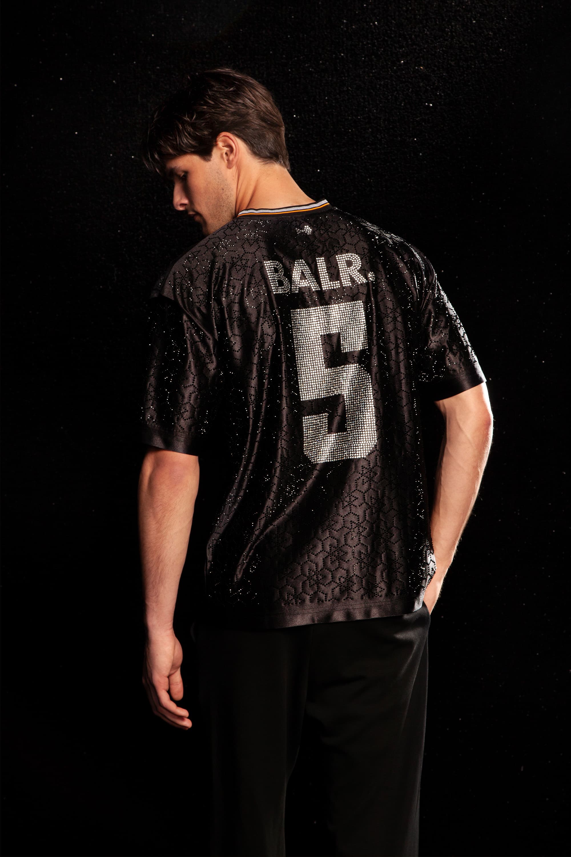 BALR. X FIVE Fußball Trikot Jet Black