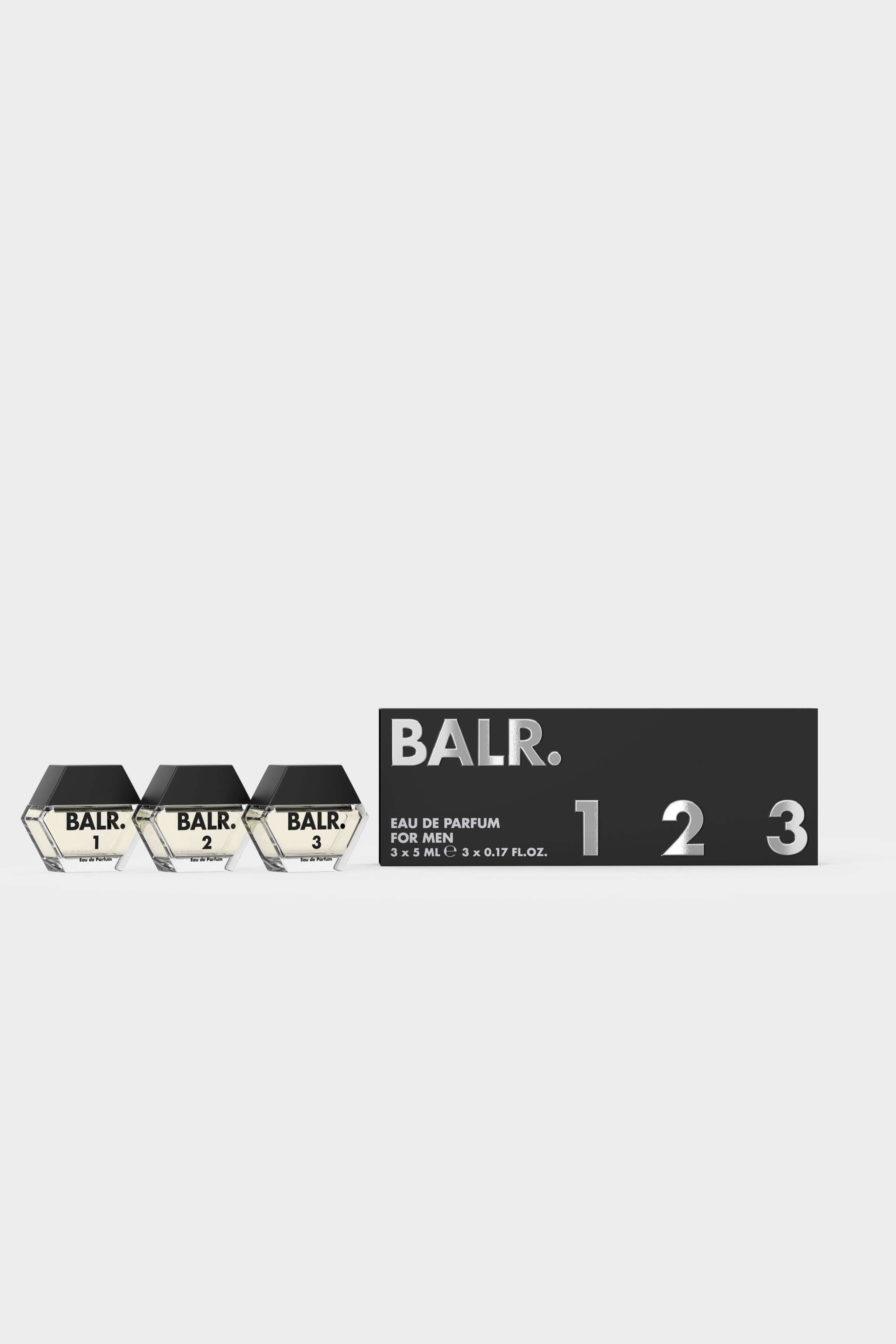 BALR 1/2/1 voor mannen miniatuur set zwart