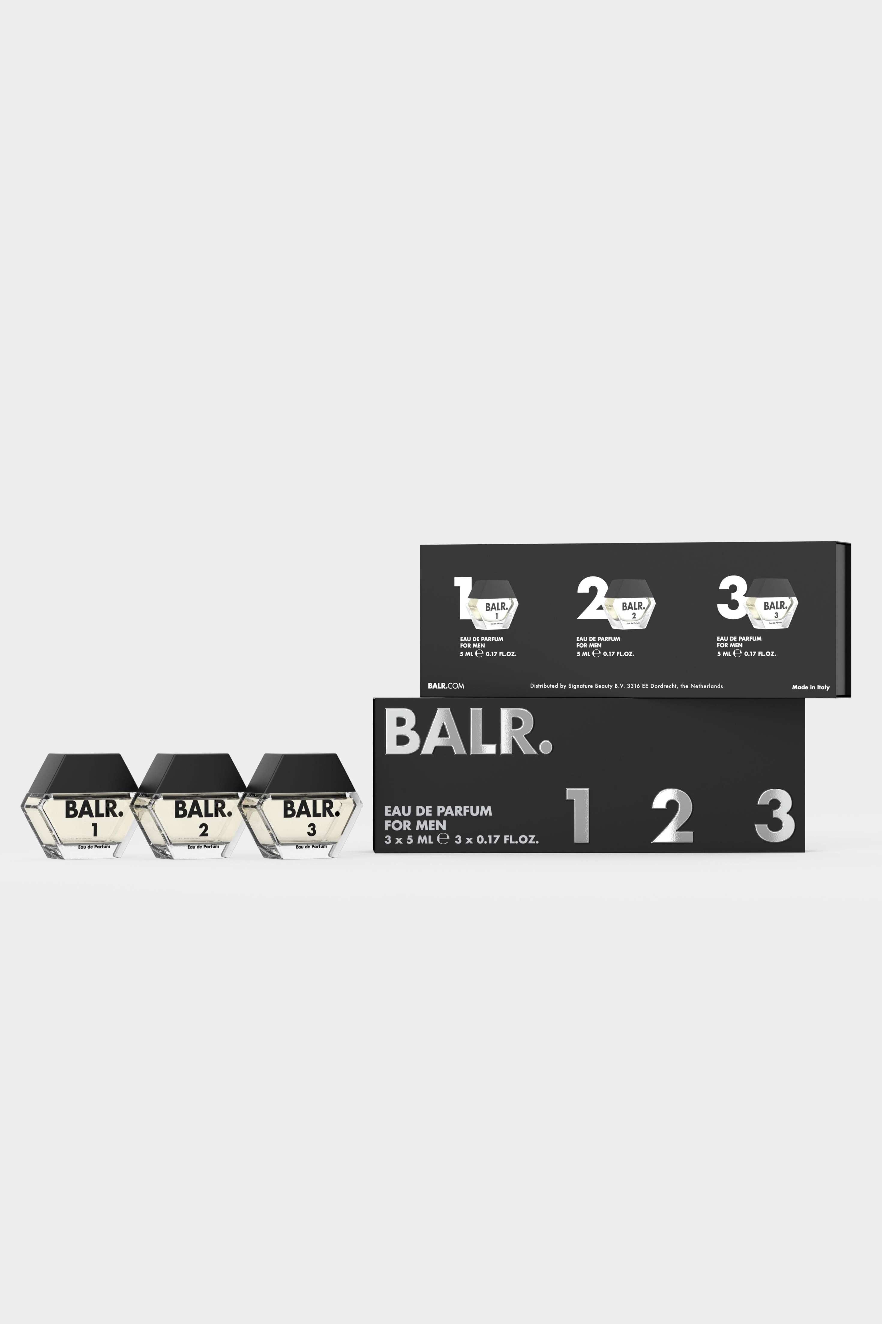 BALR 1/2/1 voor mannen miniatuur set zwart