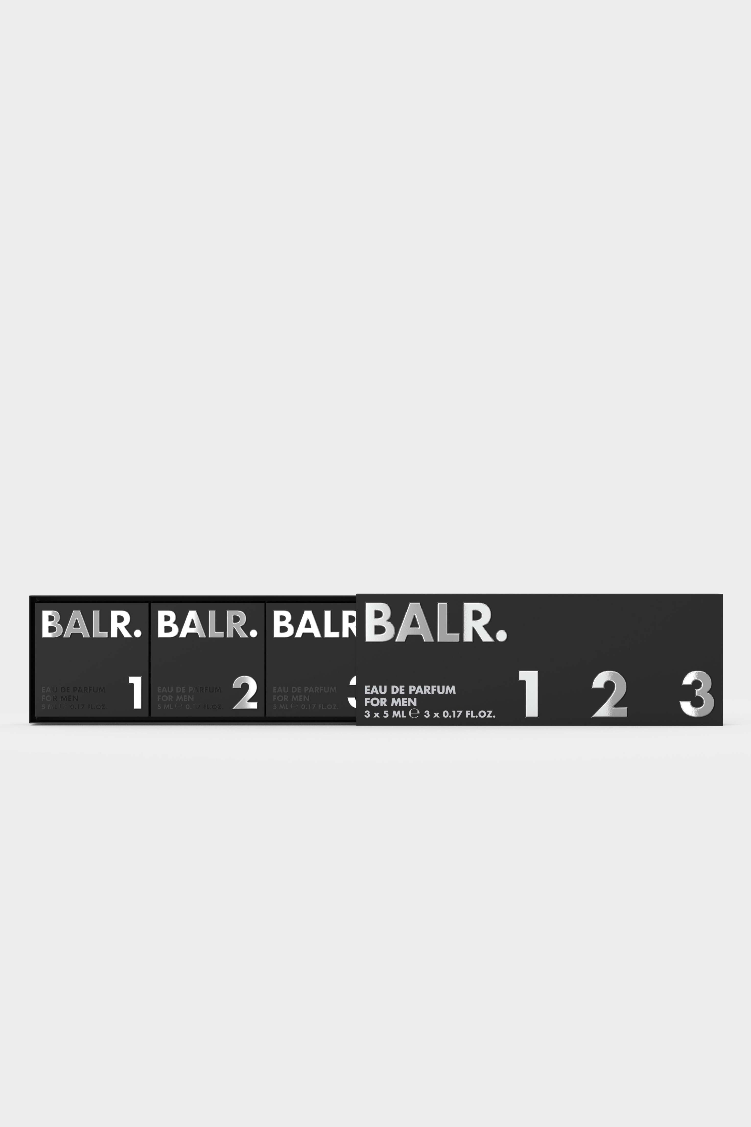 Balr 1/2/1 para hombres Miniatura set negro