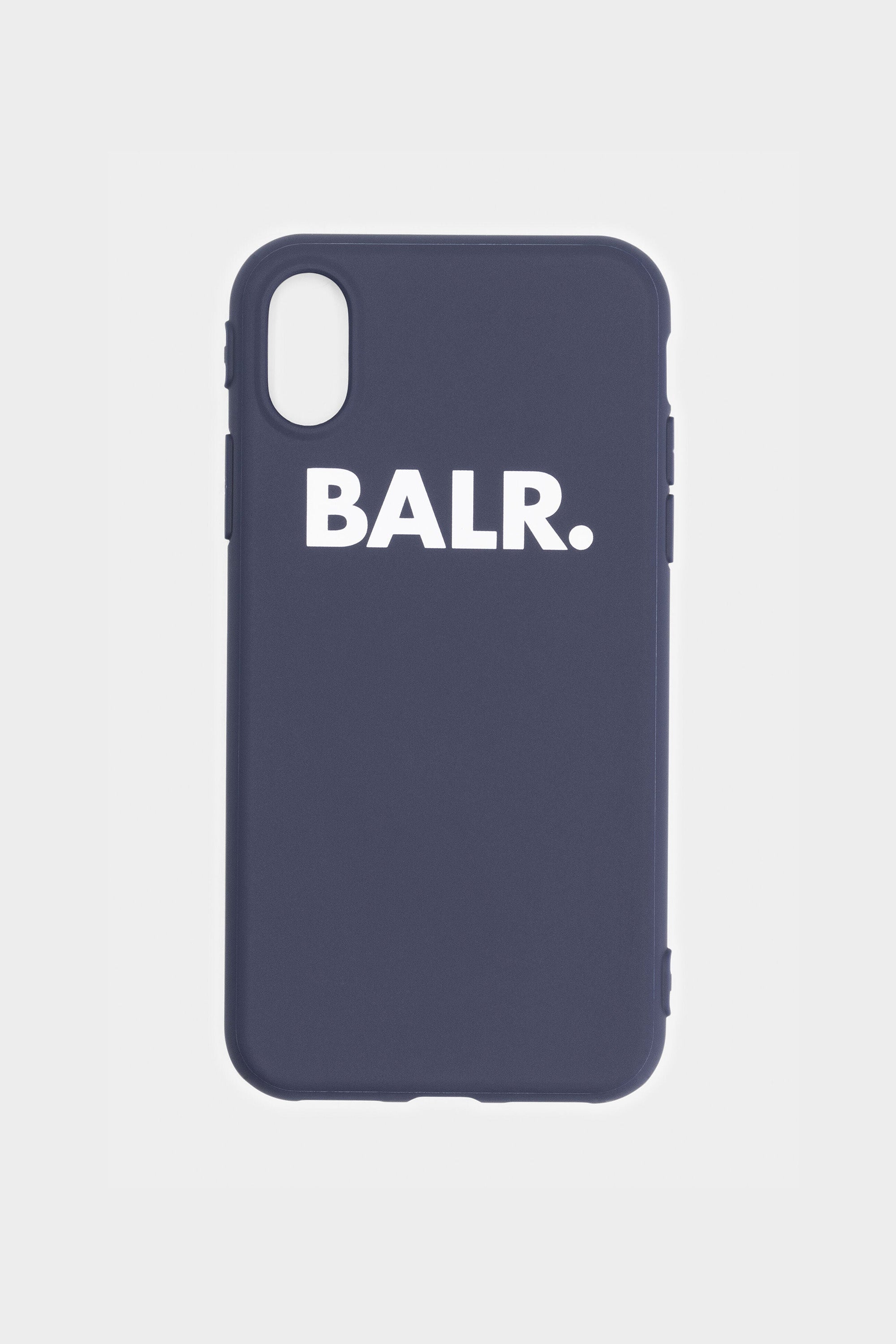 BALR. Silicone iPhone Case Navy Blue