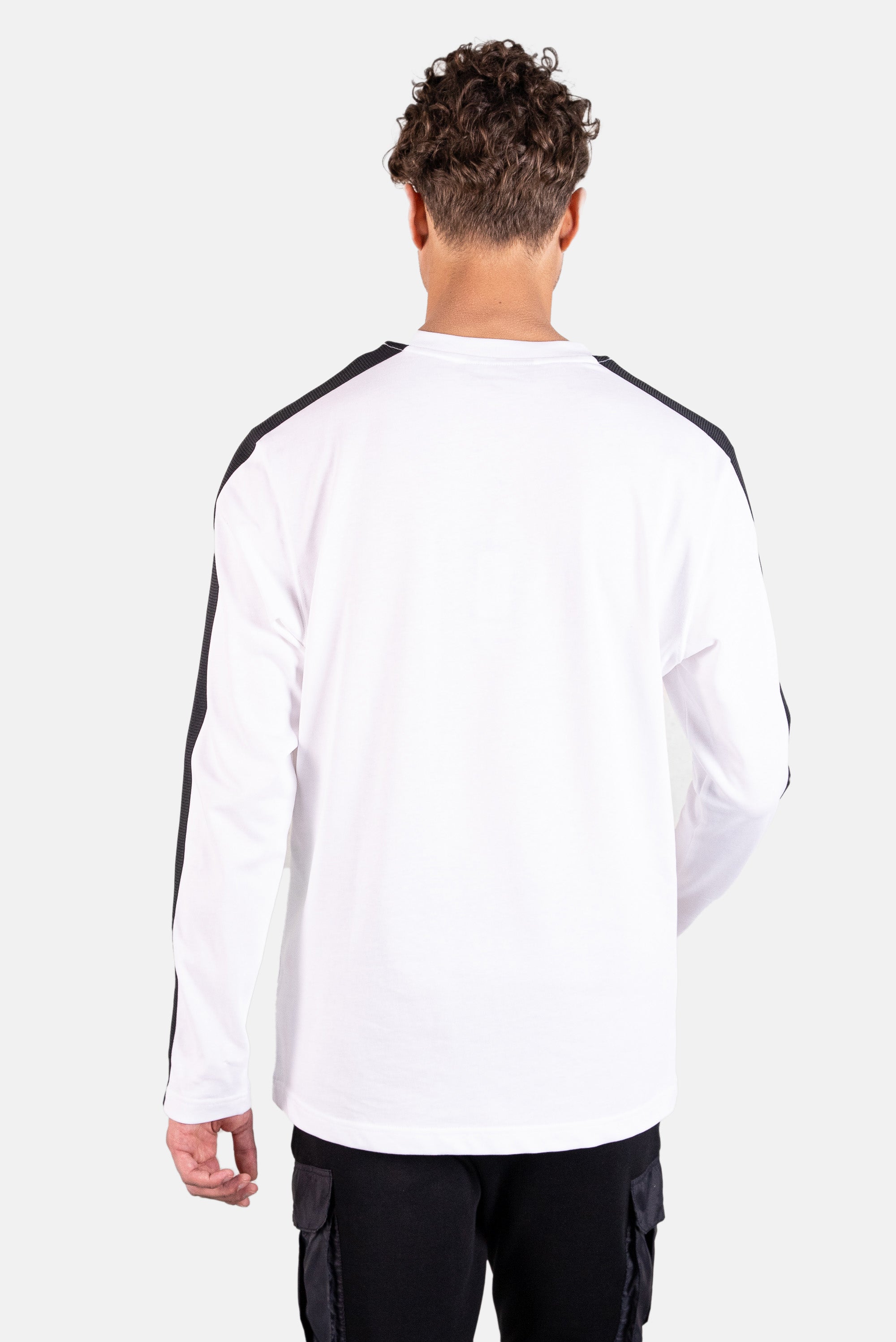 Franck Relaxed Tunnel Longsleeve T-Shirt Bright White