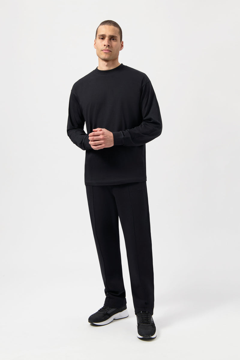 Game Day Box Fit Long Sleeve T-shirt Jet Black