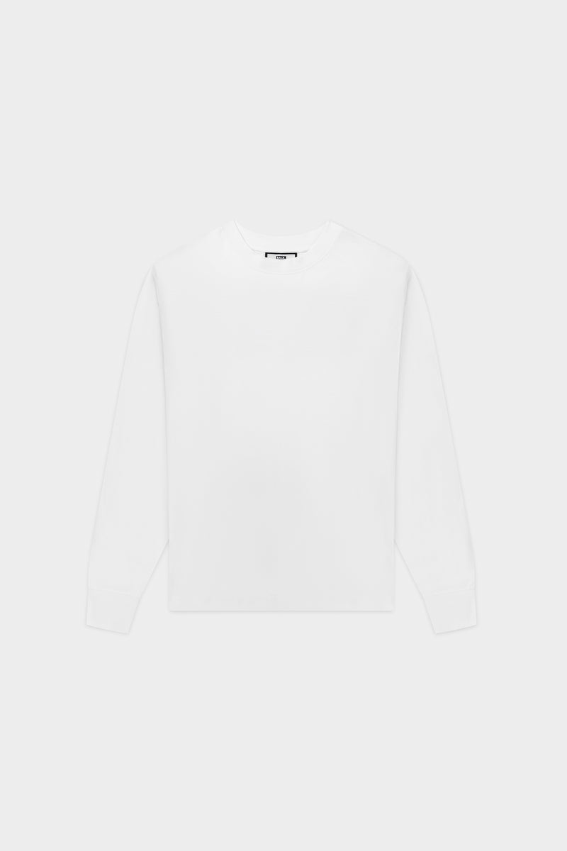 Game Day Box Fit Long Sleeve T-Shirt Bright White