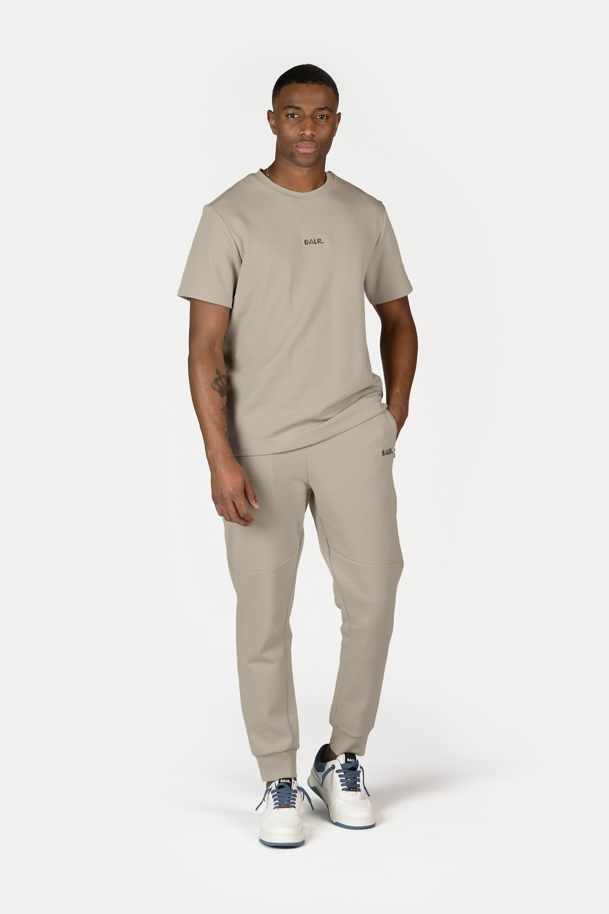 Q-Series Regular Fit T-Shirt Silver Lining – BALR.