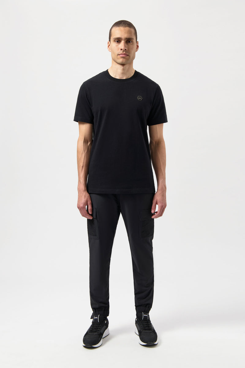 Hexline Regular Fit T-Shirt Jet Black