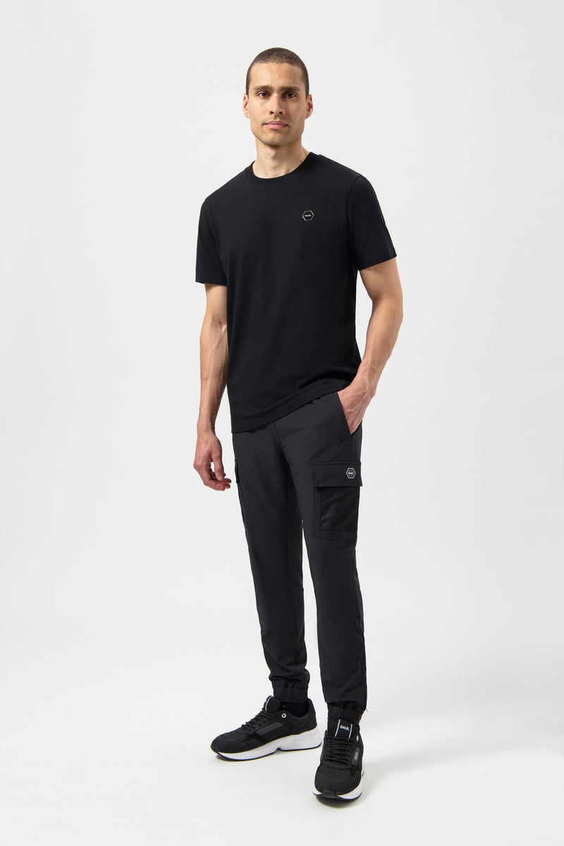 Hexline Regular Fit T-Shirt Jet Black