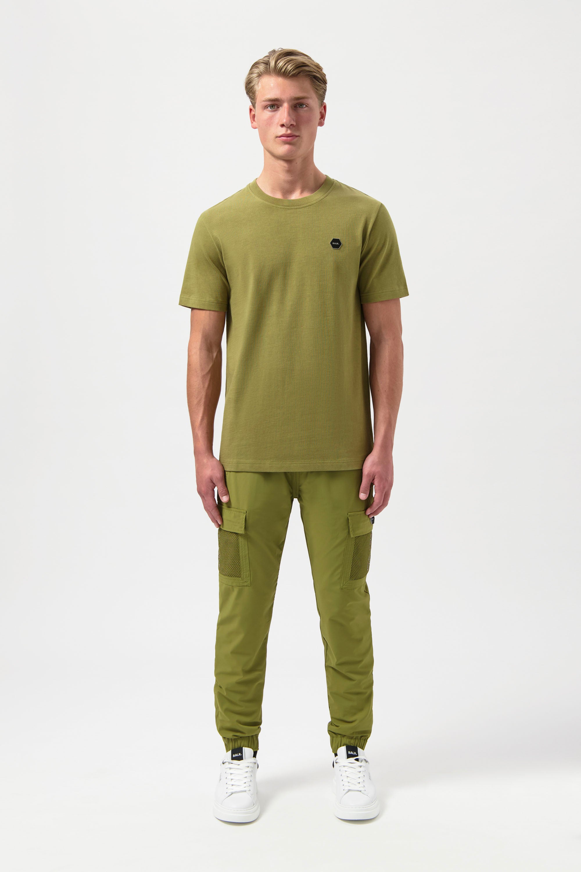 Hexline Regulär Fit T-Shirt Sphagnum