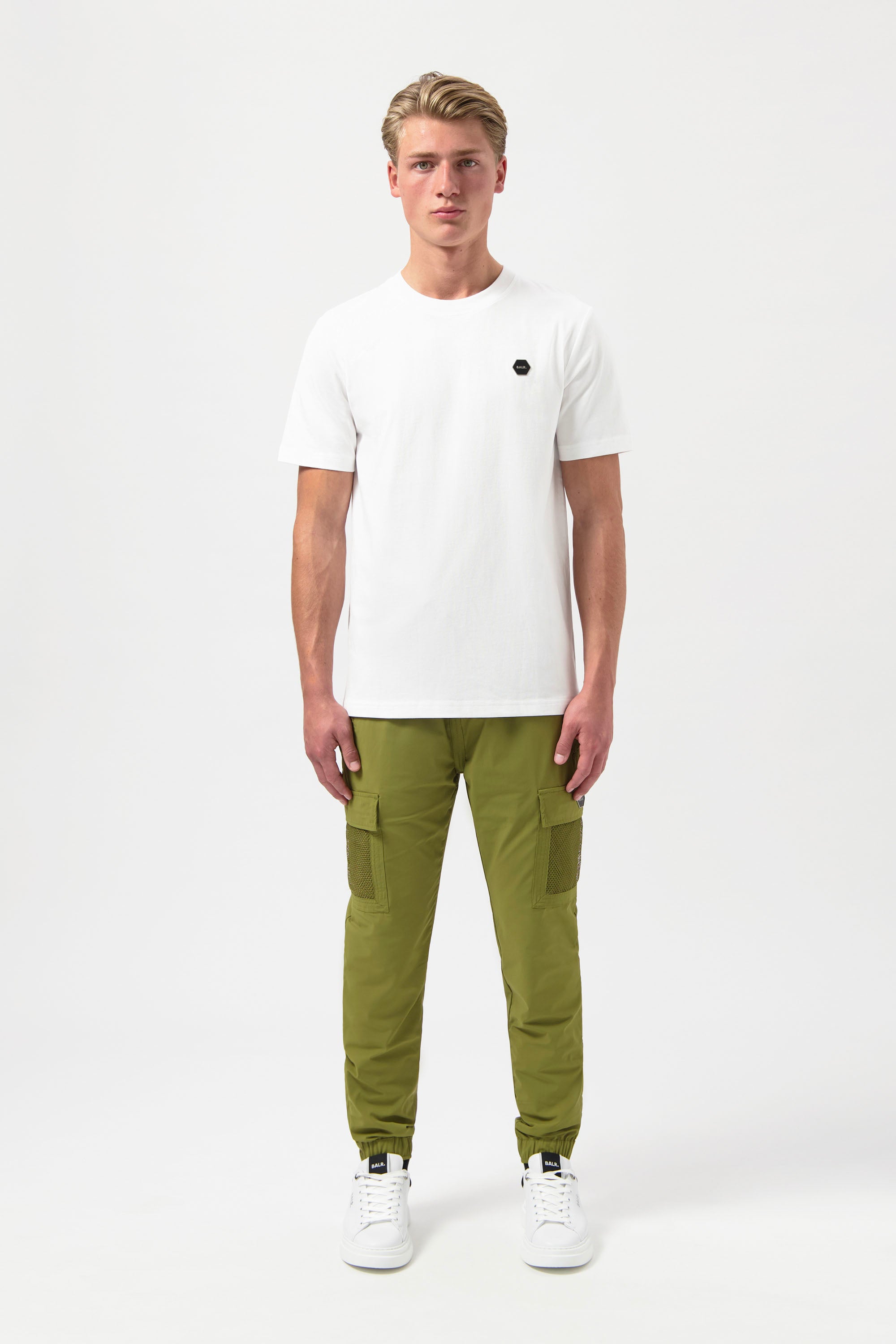 Hexline Regular Fit T-shirt Bright White