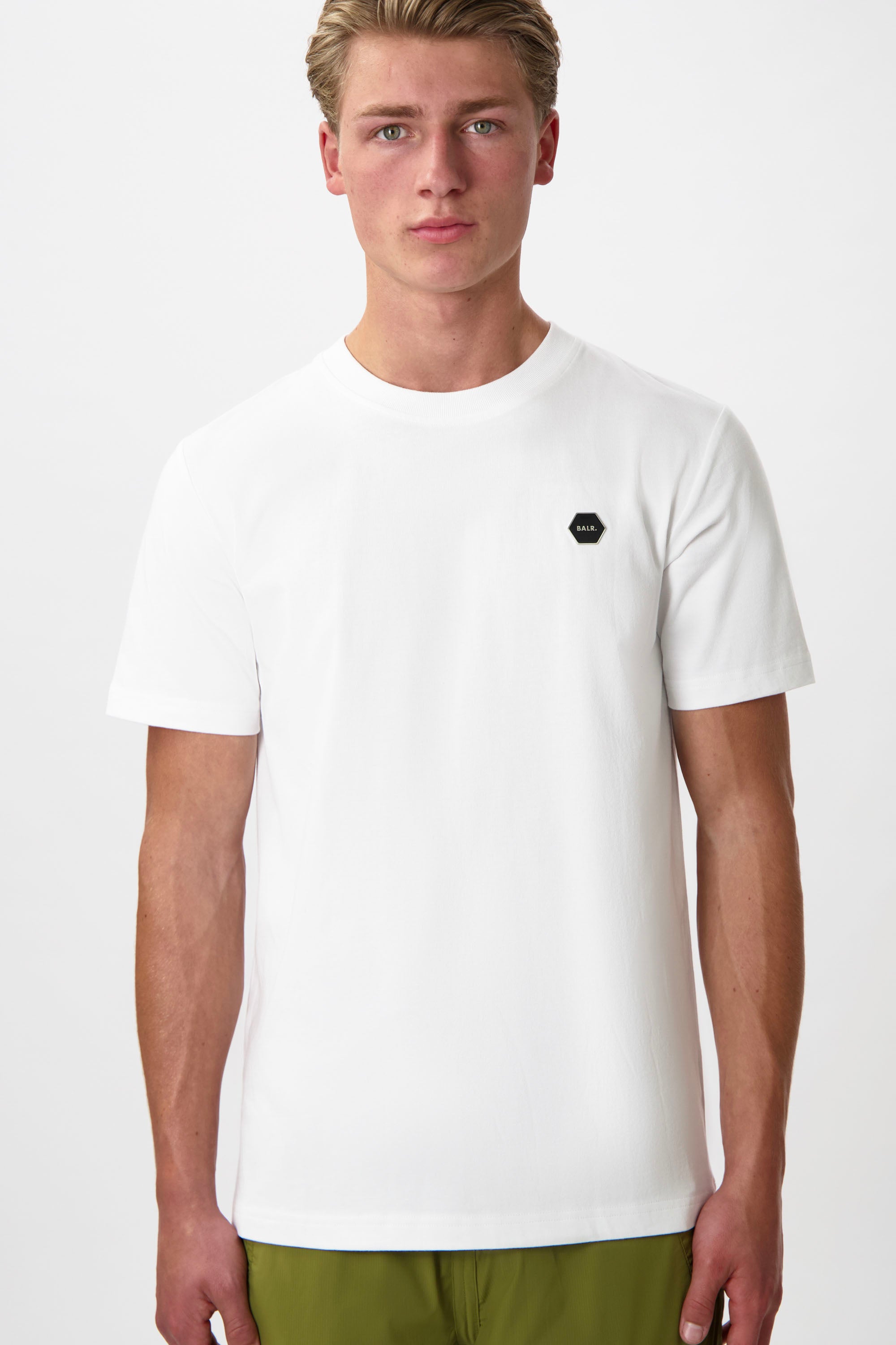 Hexline Regular Fit T-Shirt Bright White