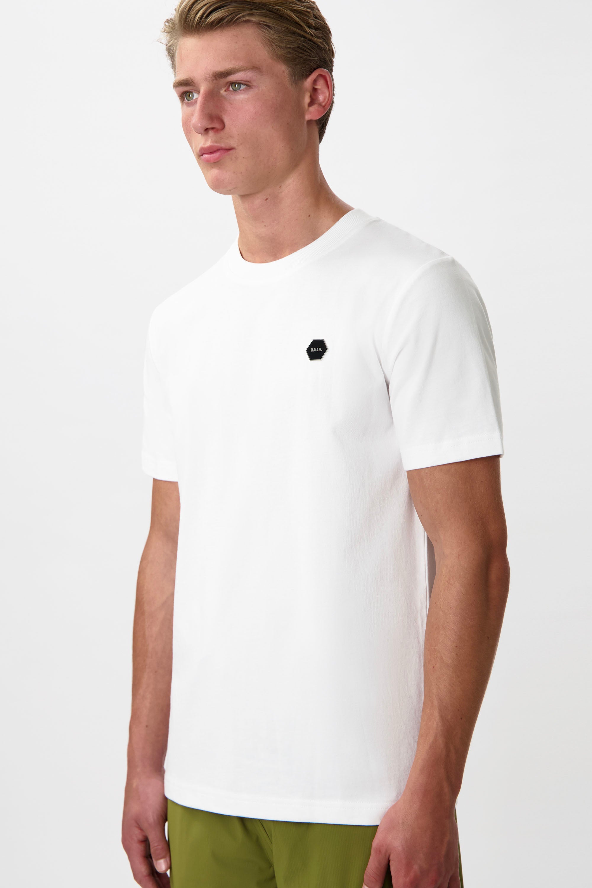 Hexline Regular Fit T-Shirt Bright White