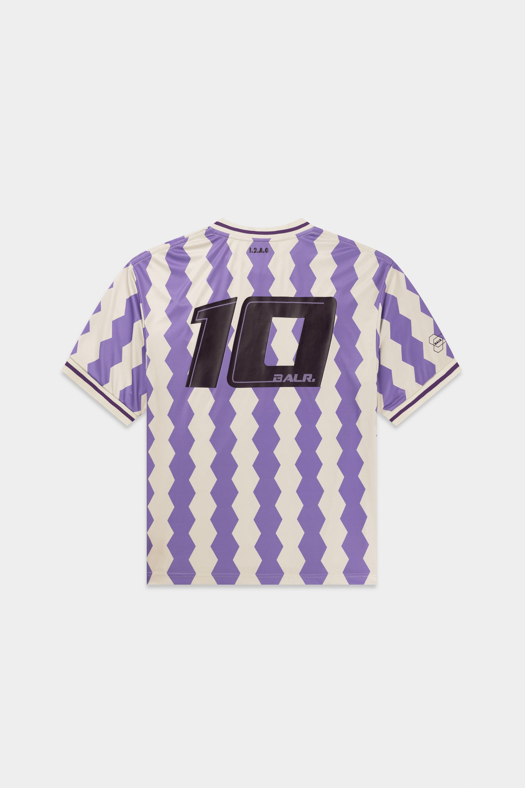 The Club Box Fit Jersey White Swan/Paisley Purple