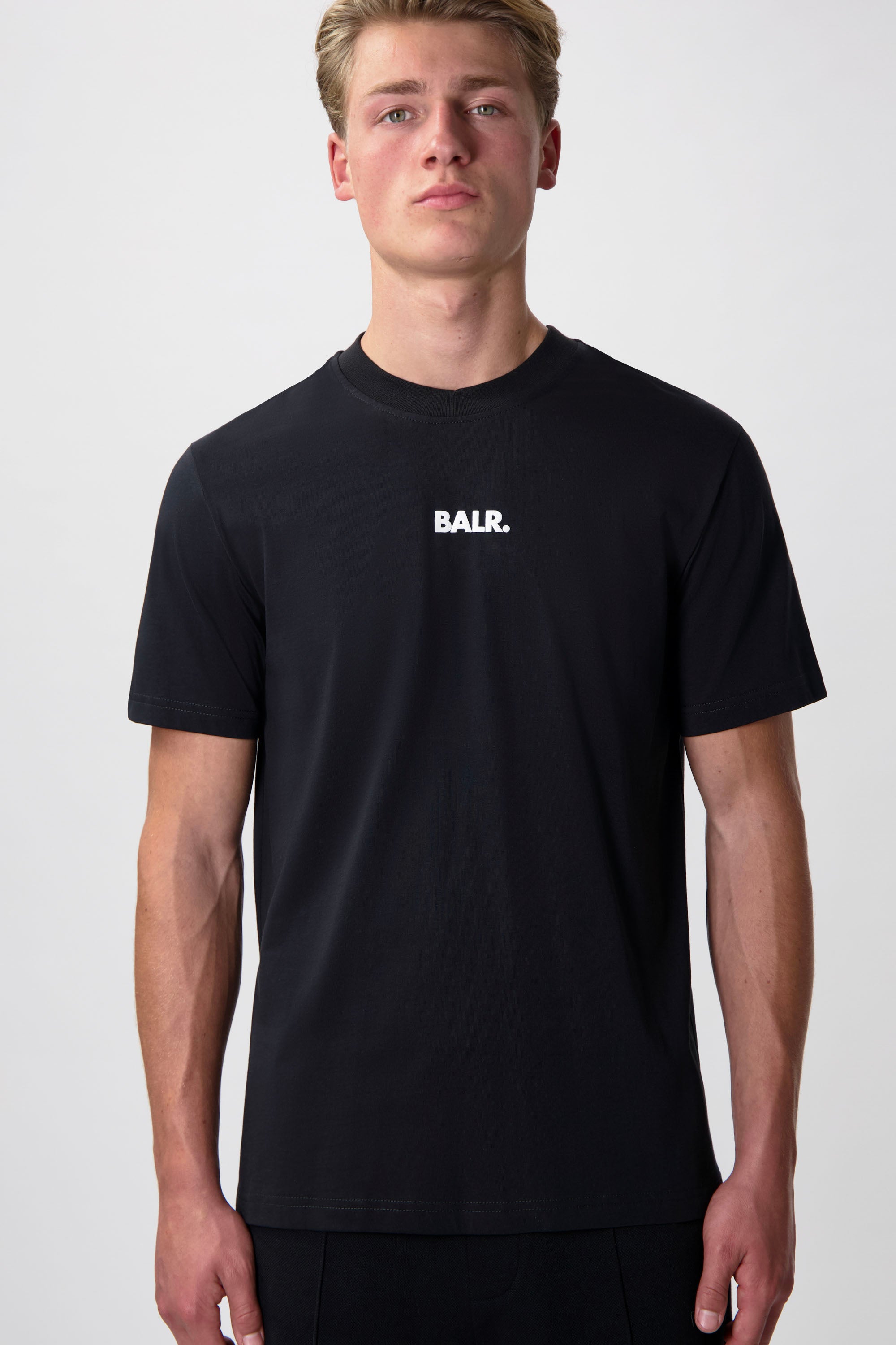 BALR. Stadium Regular Fit T-Shirt Jet Black