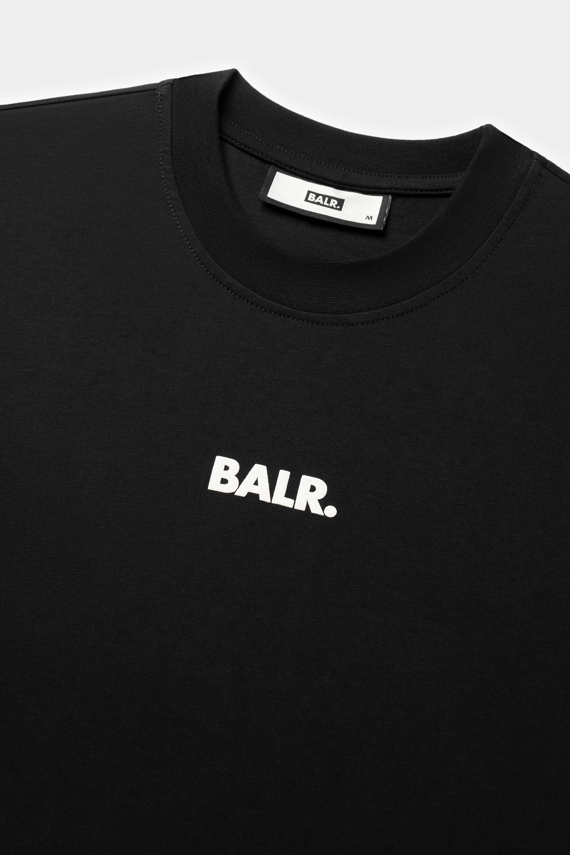 BALR. Estadio Regular Fit Camiseta Jet Black