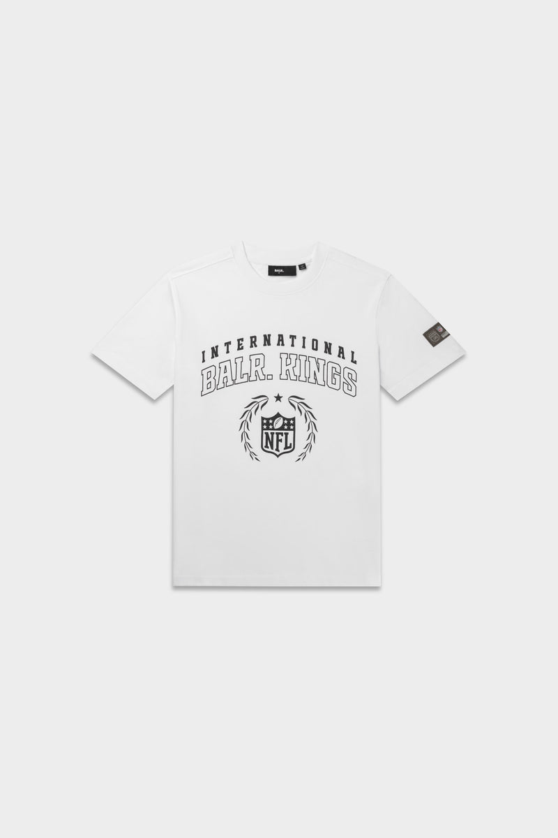 NFL x BALR. T-Shirt Bright White