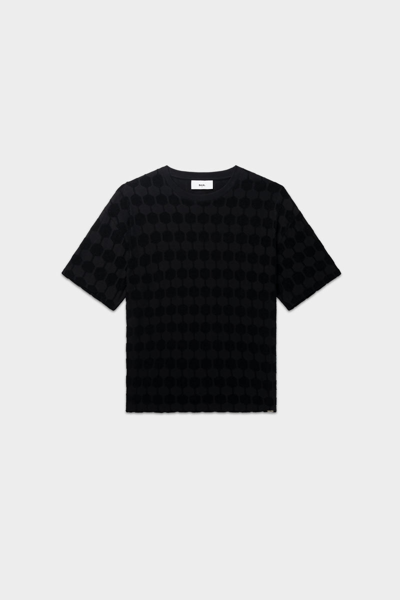 Terry Box T-Shirt Jet Black