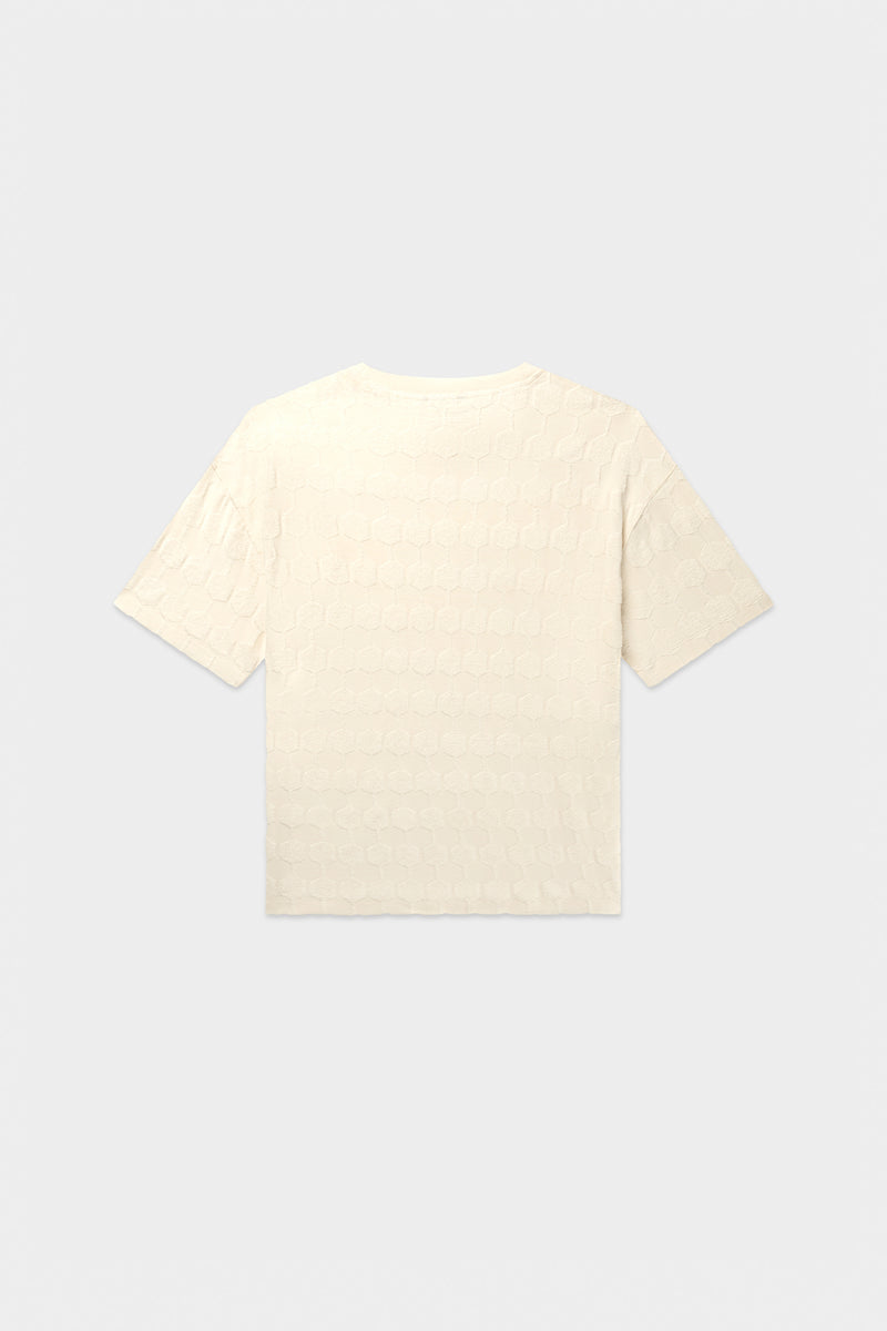 Terry Box T-Shirt Light Beige