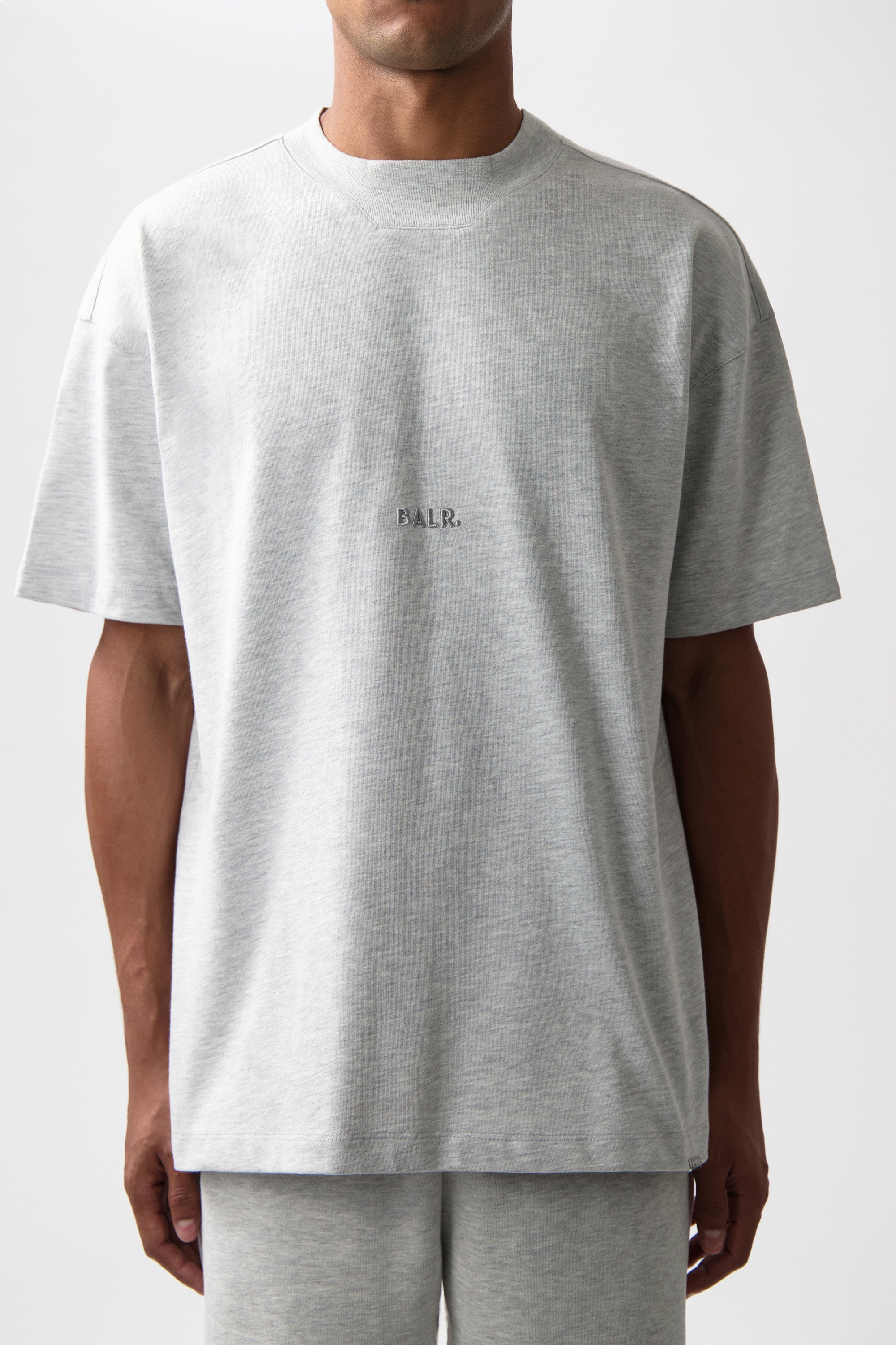 Logo Box T-Shirt Lt Grey Melange