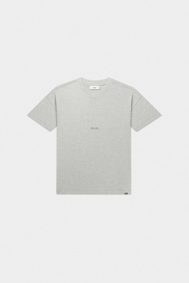 Logo Box T-Shirt Lt Grey Melange