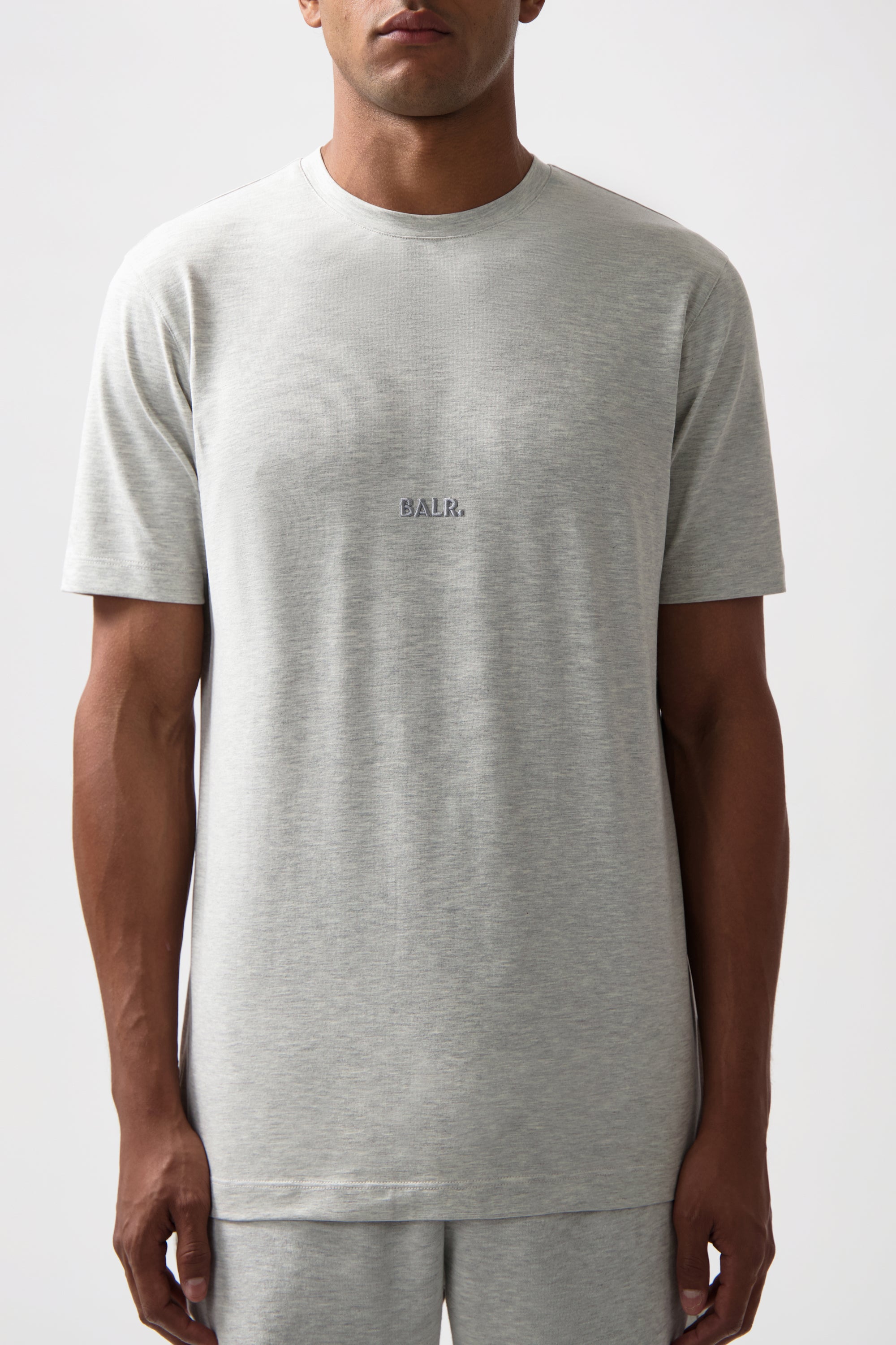 Logo Slim T-Shirt Lt Grey Melange