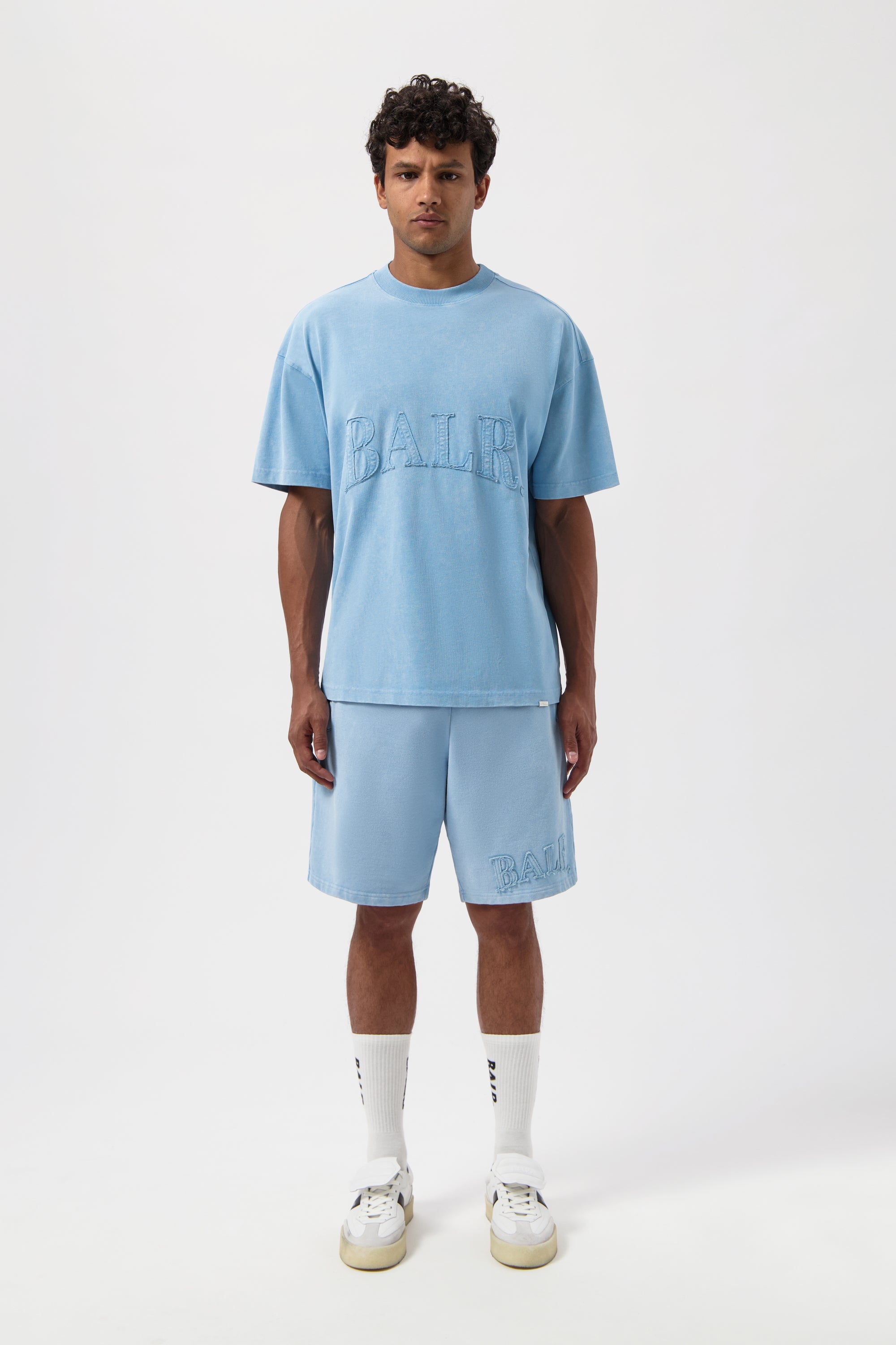 Urban Washed Box T-Shirt Breeze Blue