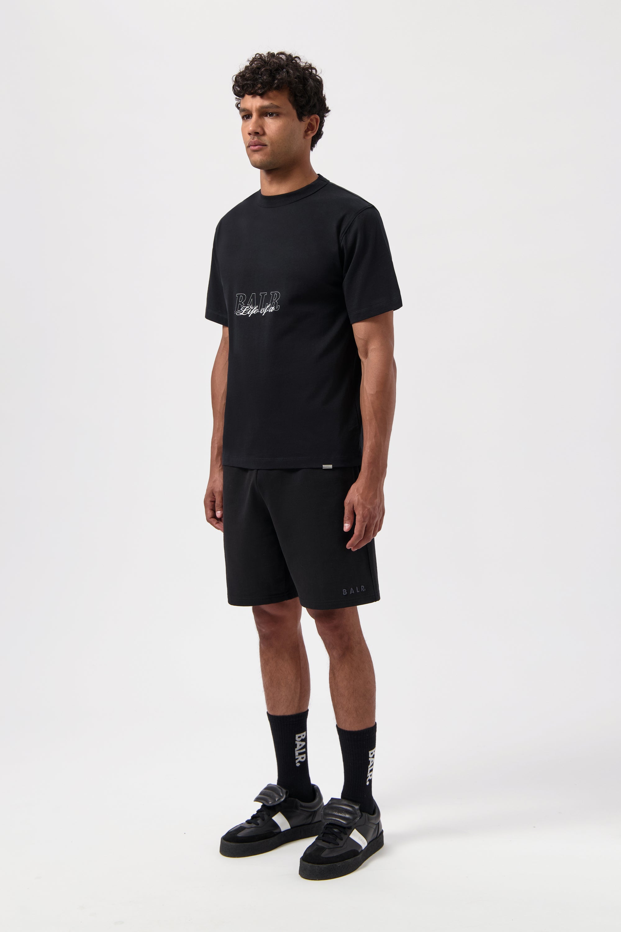 Script T-Shirt Jet Black