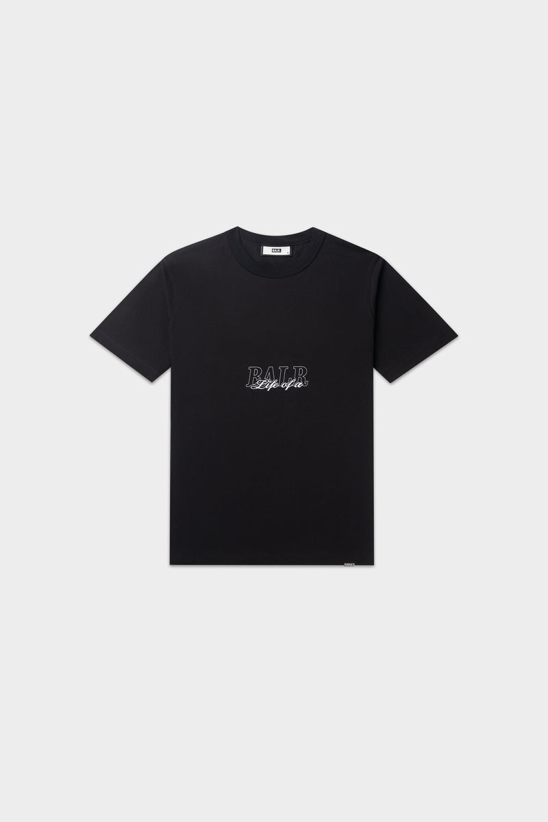 Script T-Shirt Jet Black