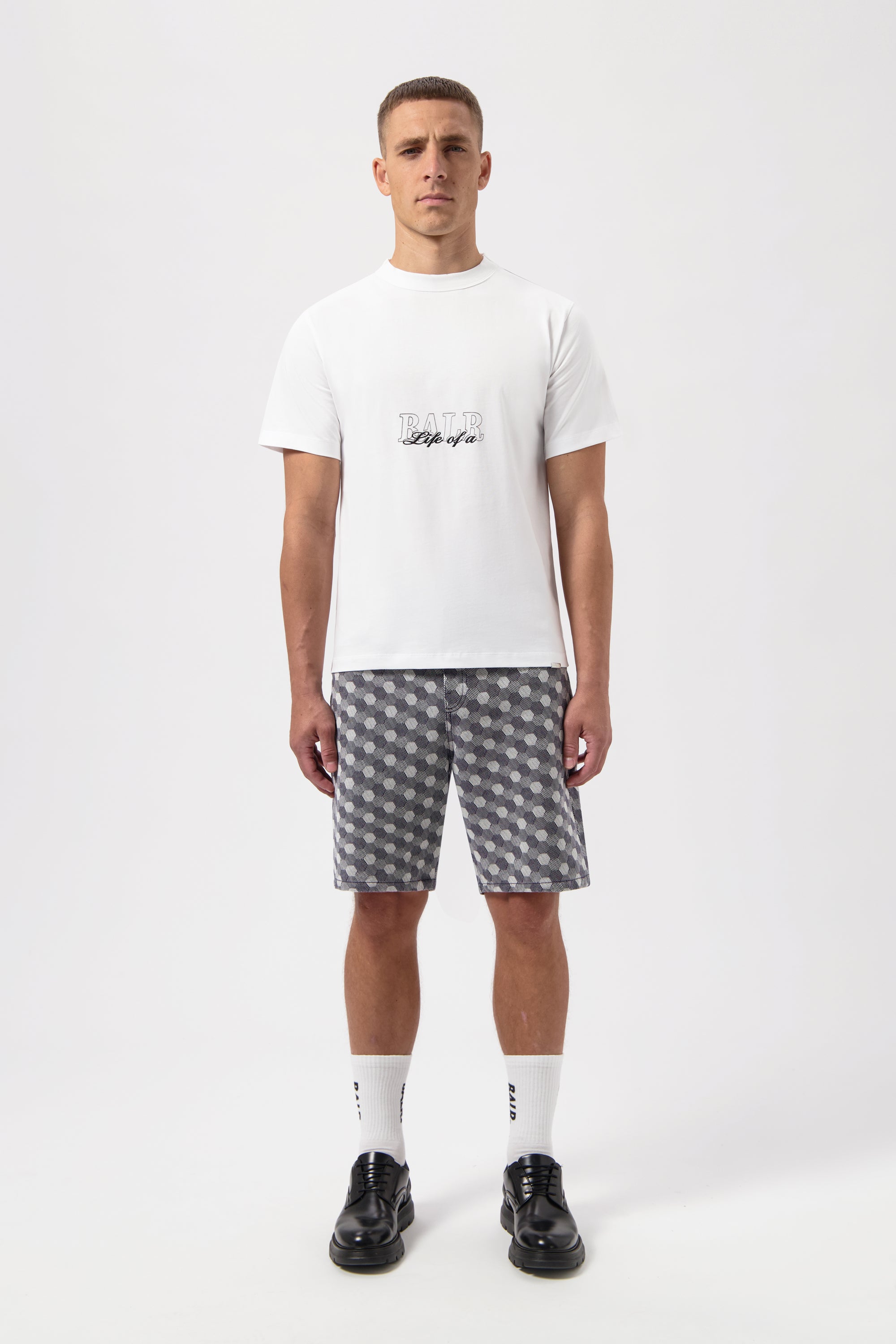 Script T-Shirt Bright White