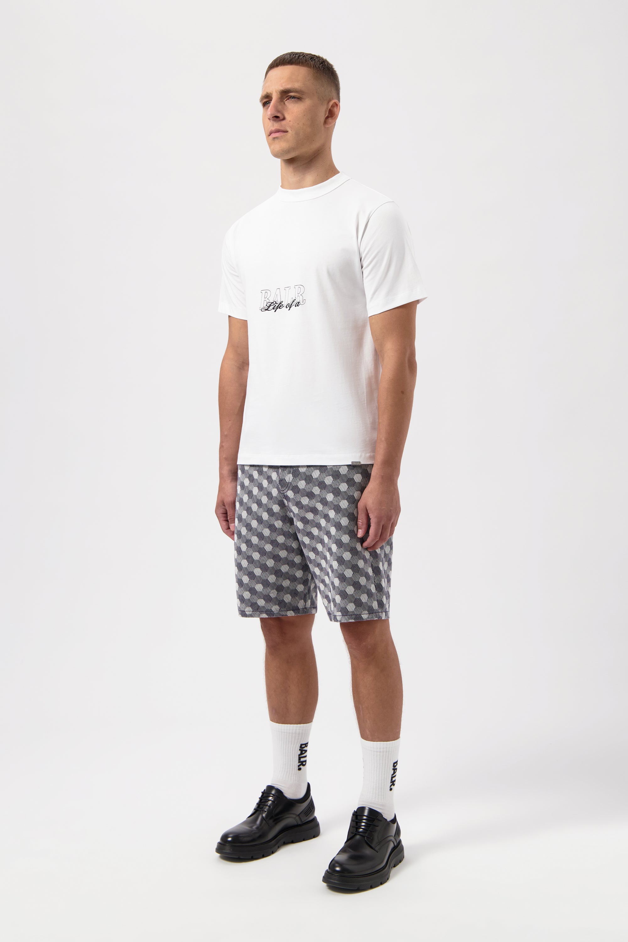 Script T-Shirt Bright White