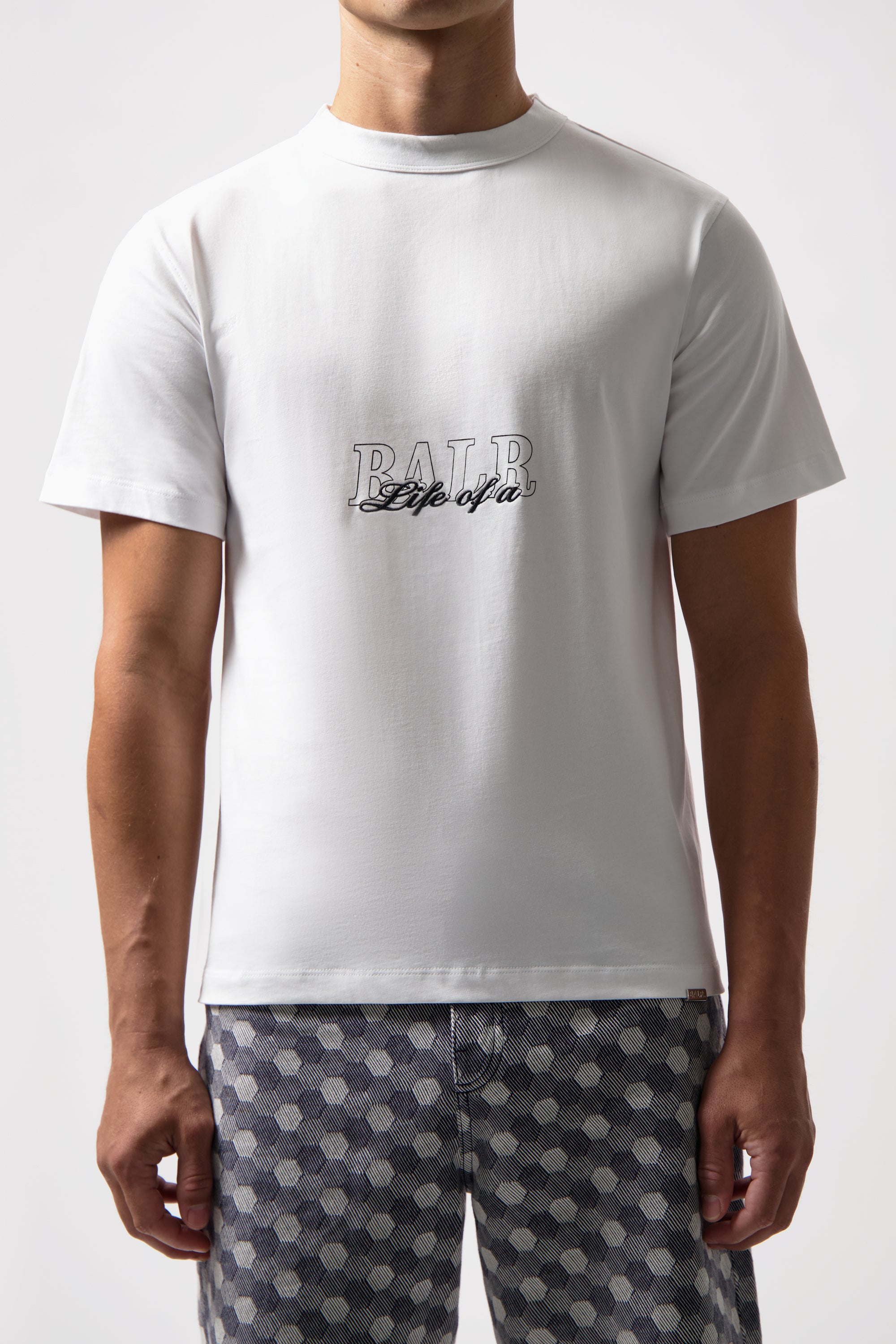 Script T-Shirt Bright White