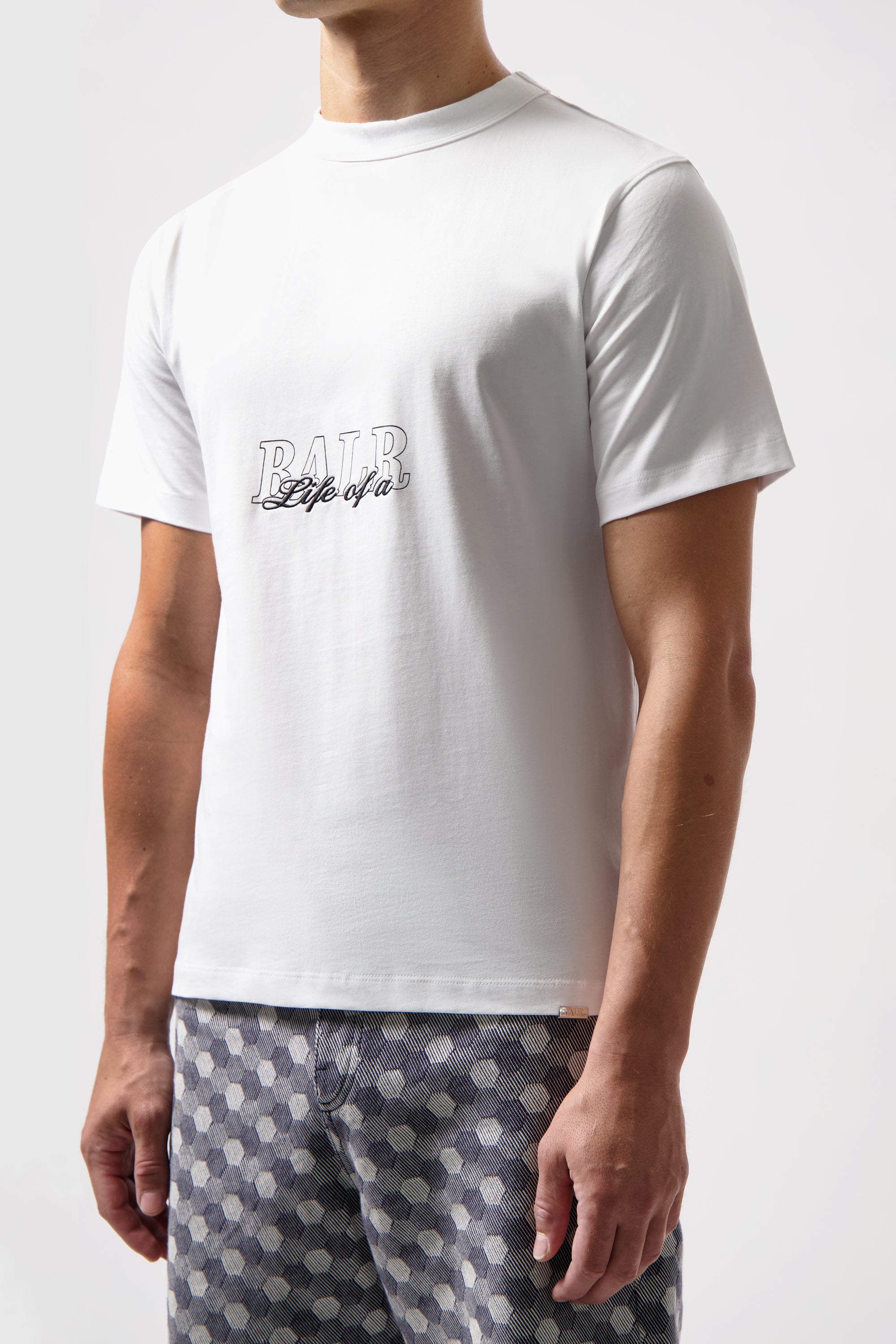 Script T-Shirt Bright White