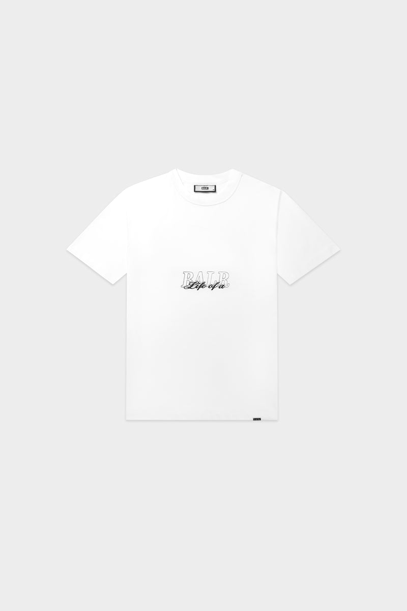 Skript-T-Shirt Bright White