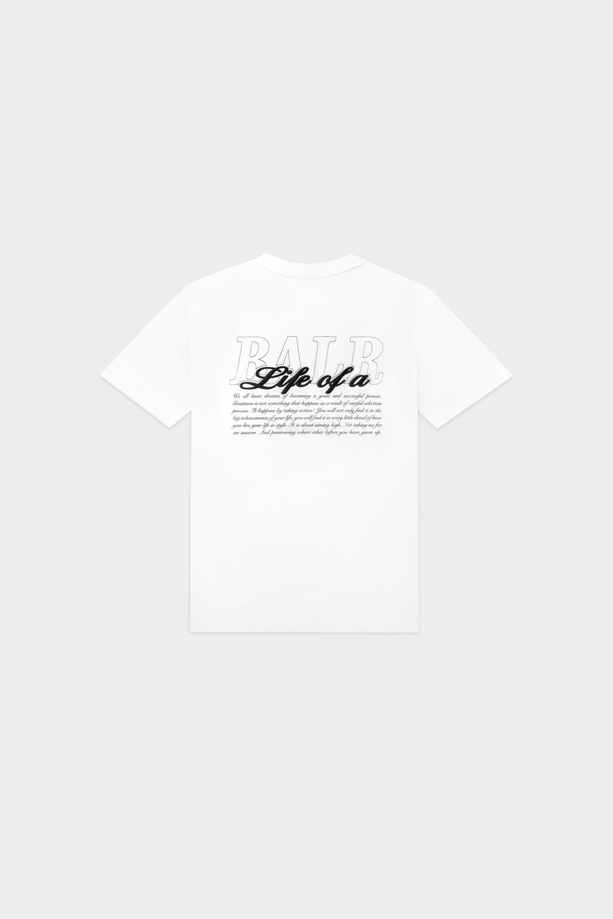 Script T-Shirt Bright White