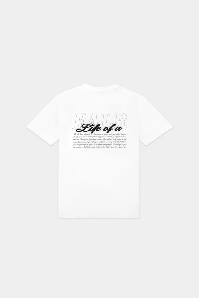 Script T-Shirt Bright White