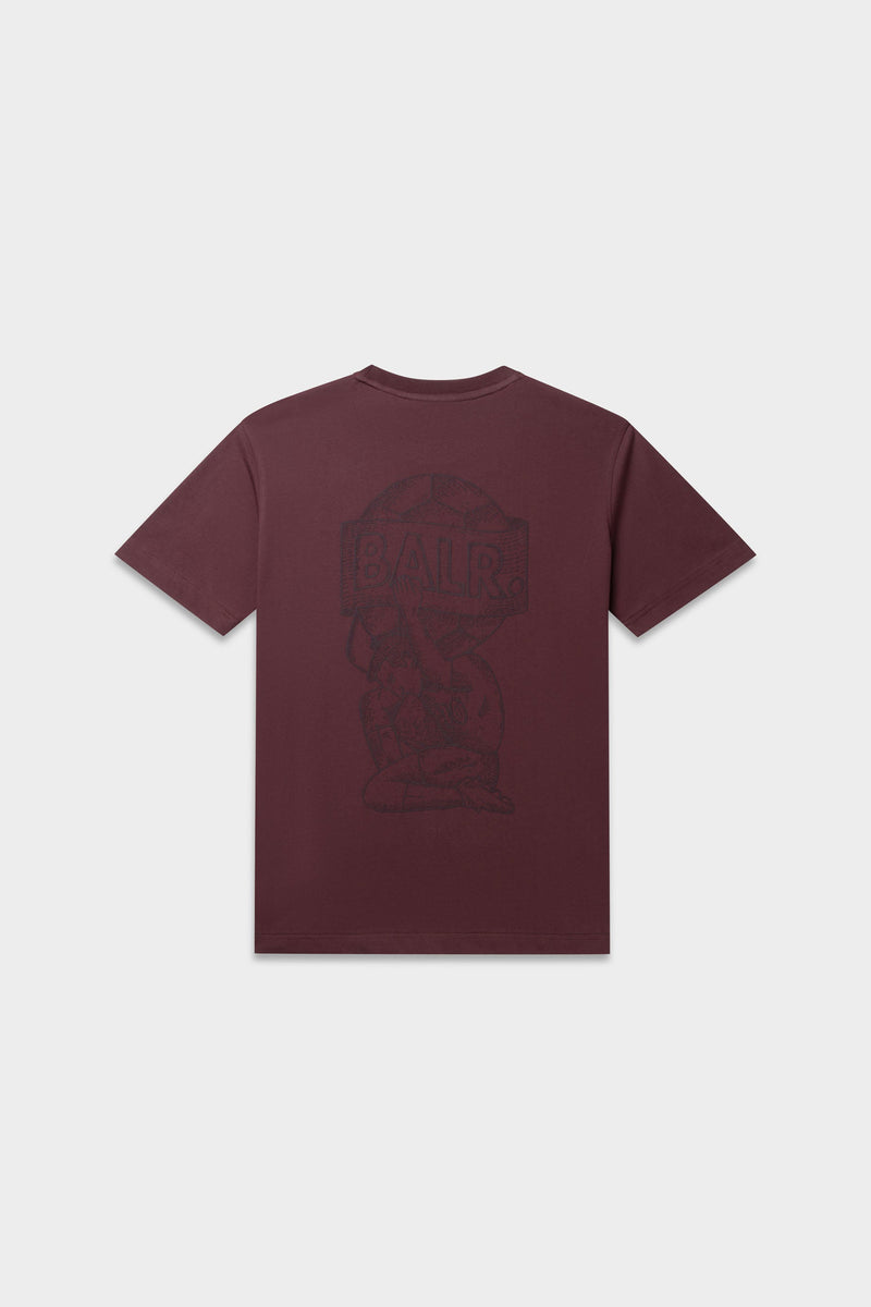 Gotl Titan Camiseta Vino Rojo