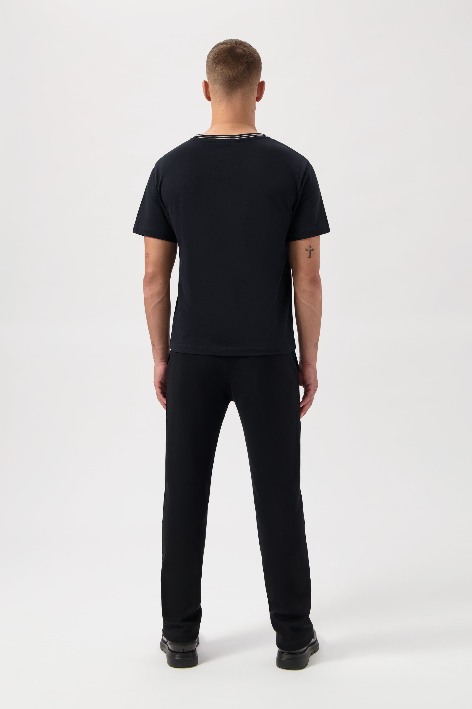 Tape T-Shirt Jet Black