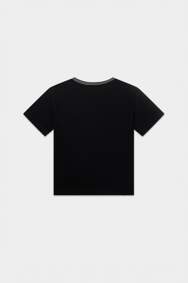 Tape T-Shirt Jet Black