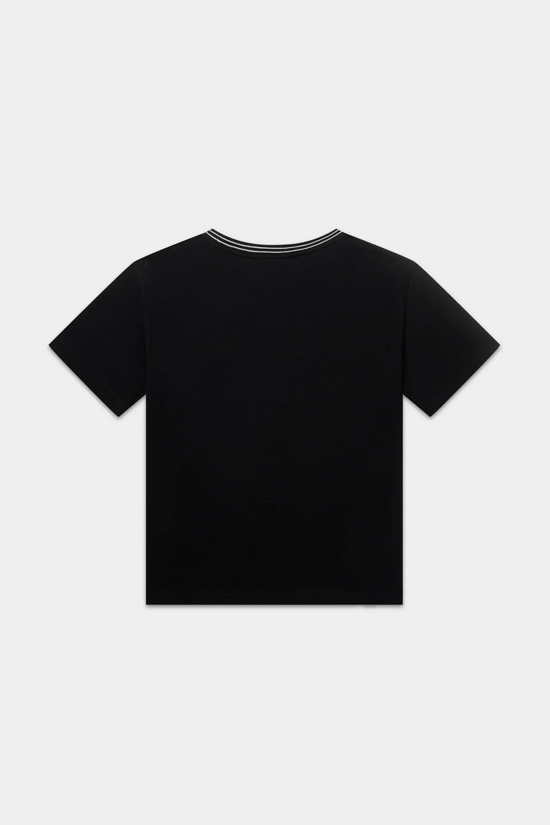 Tape T-Shirt Jet Black