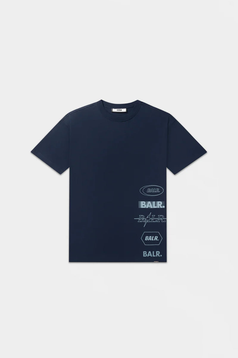 Tags Box T-Shirt Space Navy