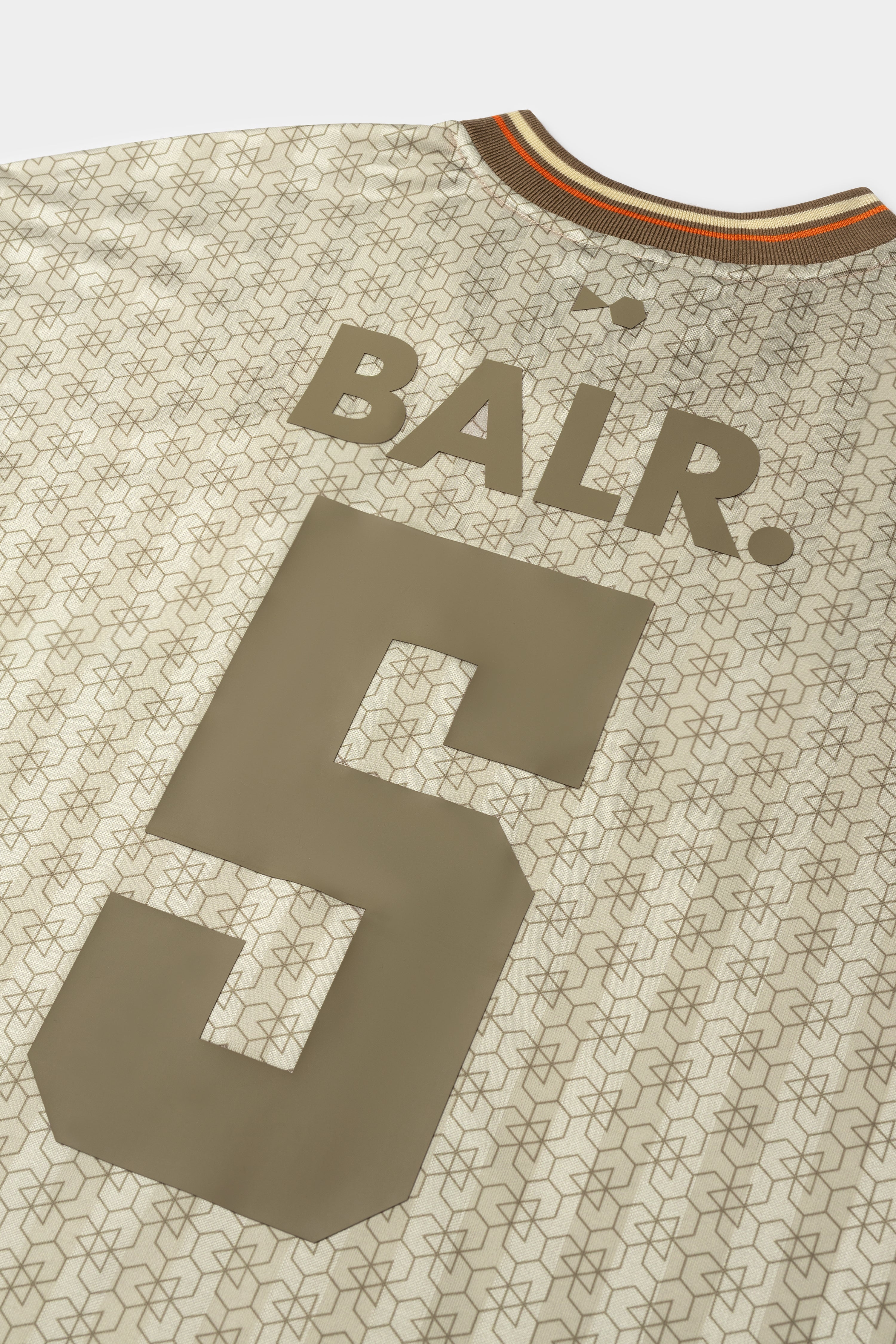 BALR. x FIVE Football Jersey Whitecap Gray