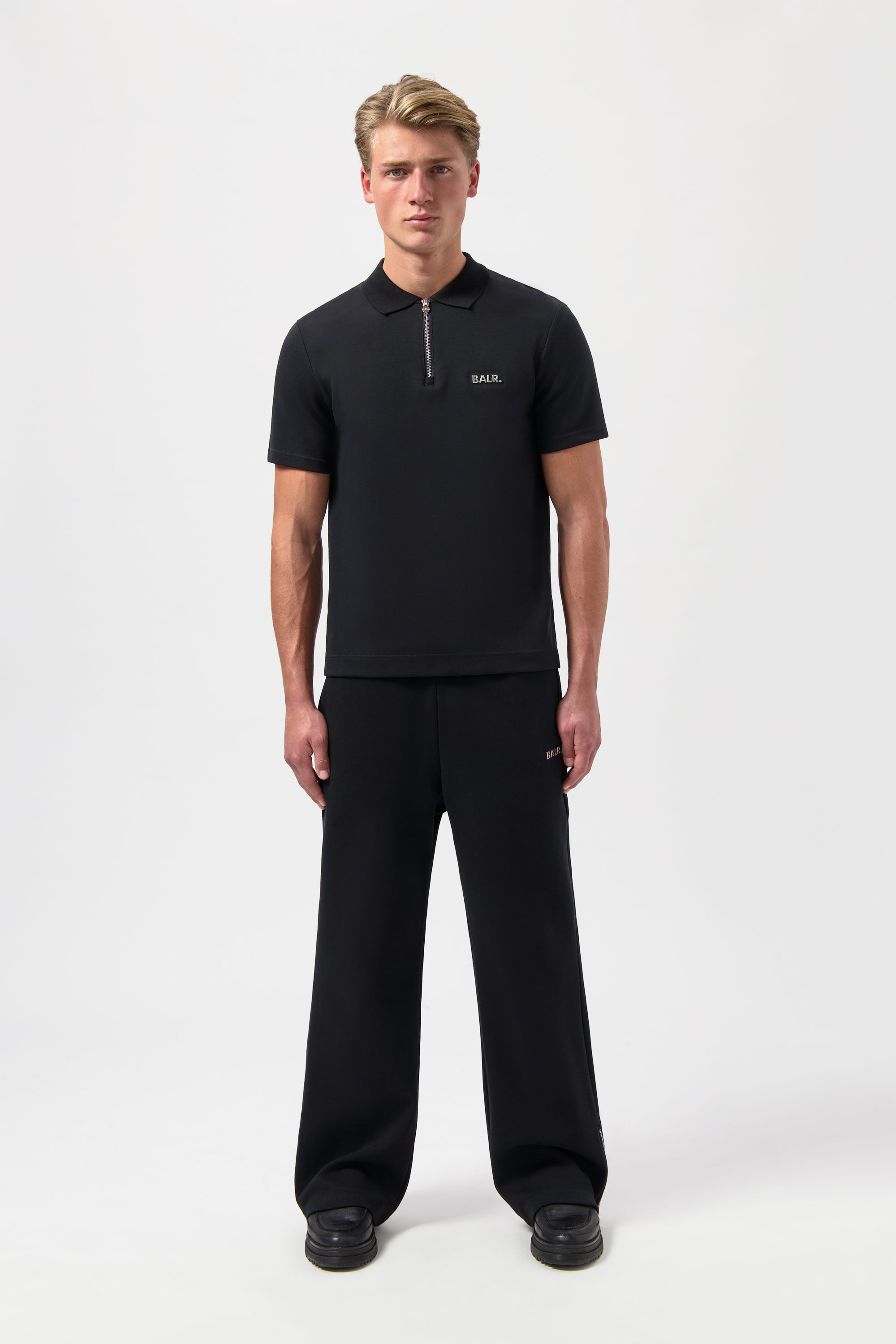 Q-Series Regular Fit Polo Shirt Jet Black