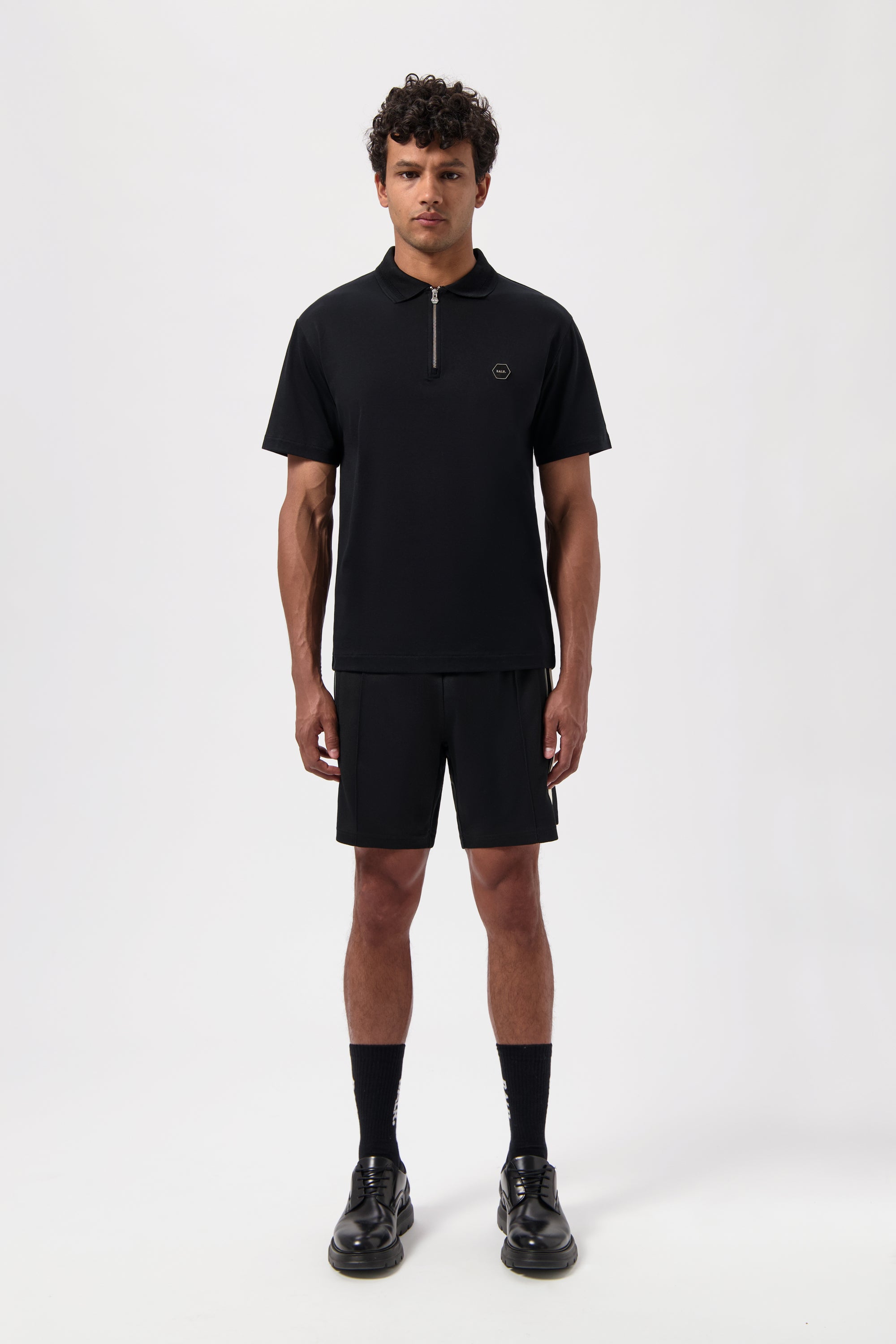 Hex-Serie Polo Jet Black