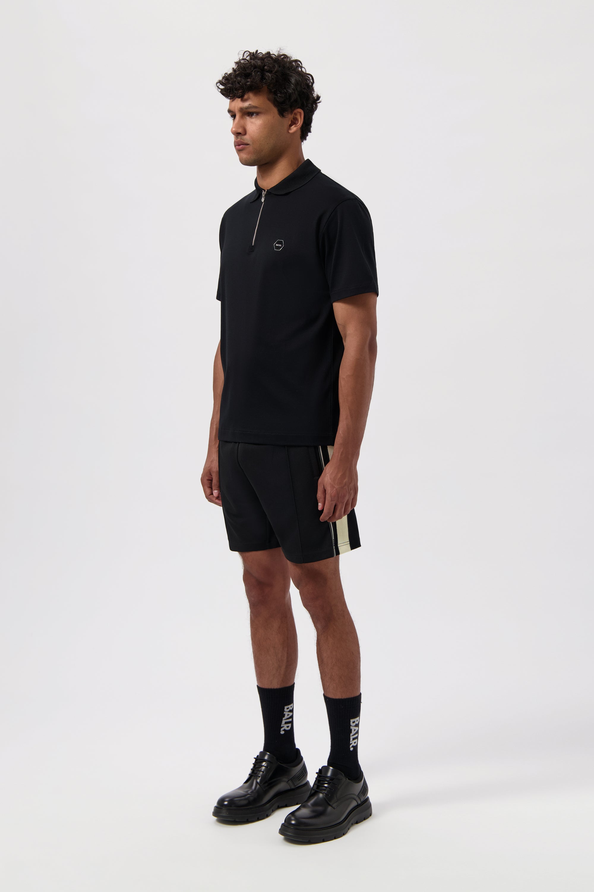 Hex-Series Polo Jet Black