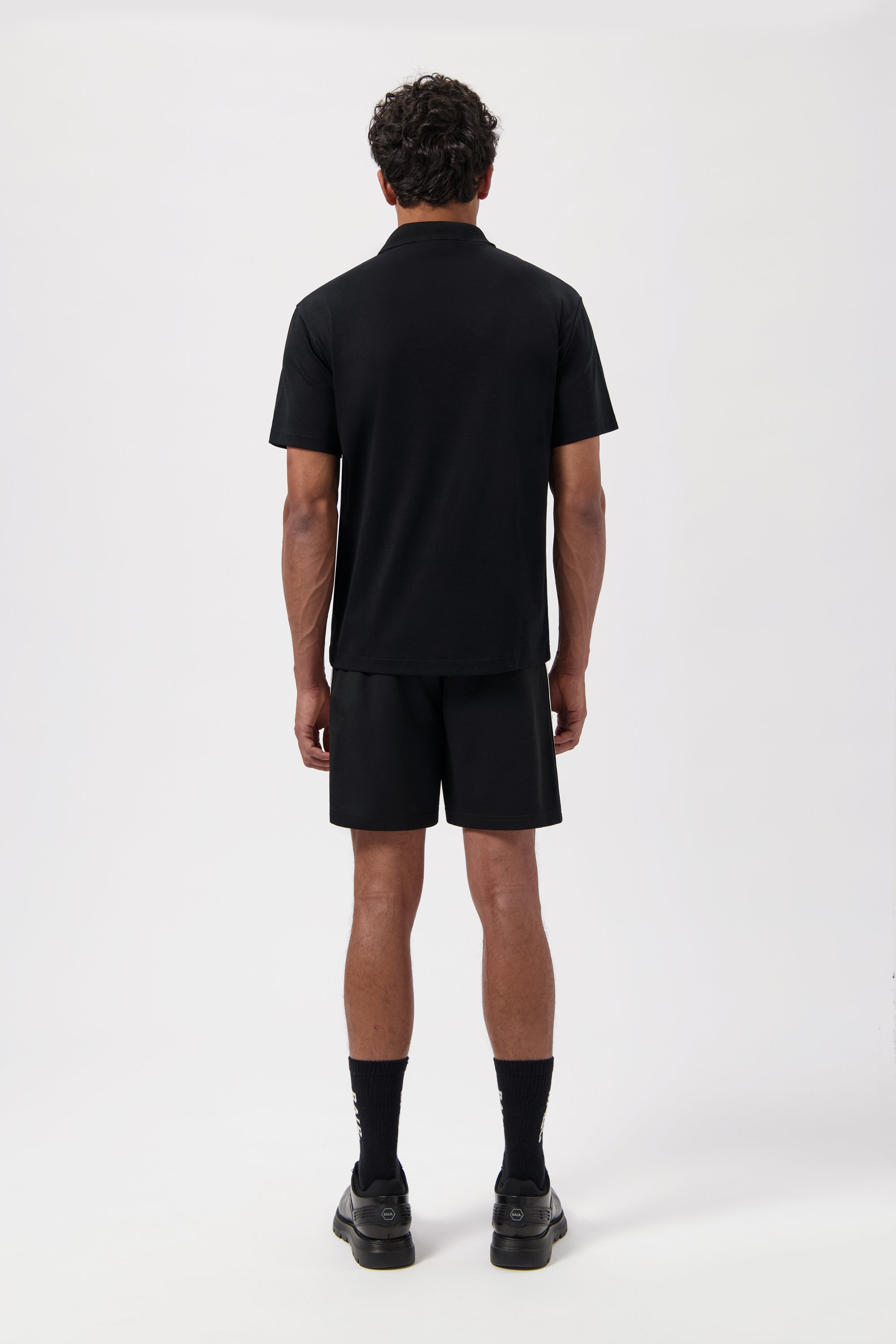 Hex-Serie Polo Jet Black