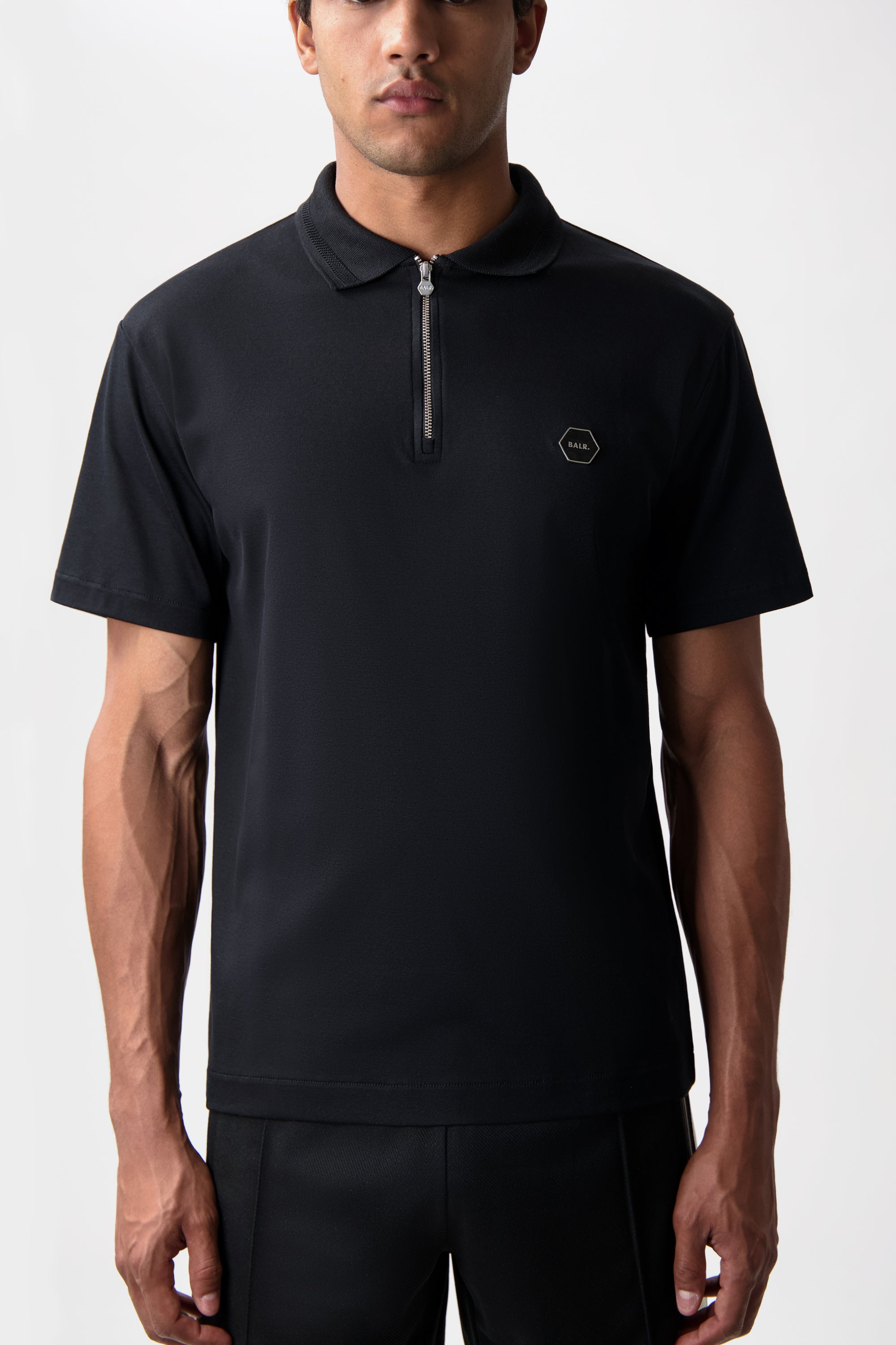 Hex-Serie Polo Jet Black